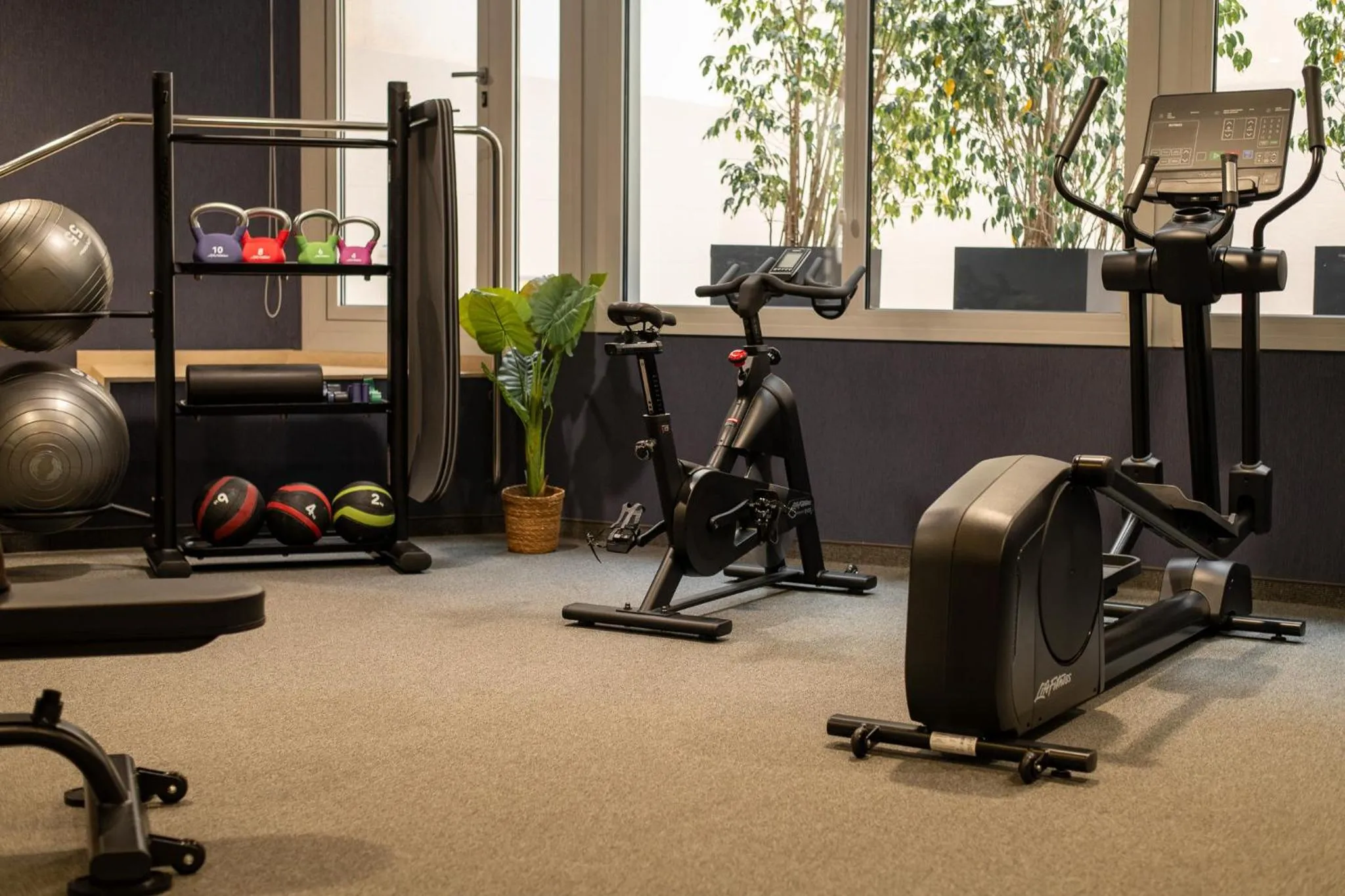Fitness centre/facilities in Hotel Lugano Barcelona