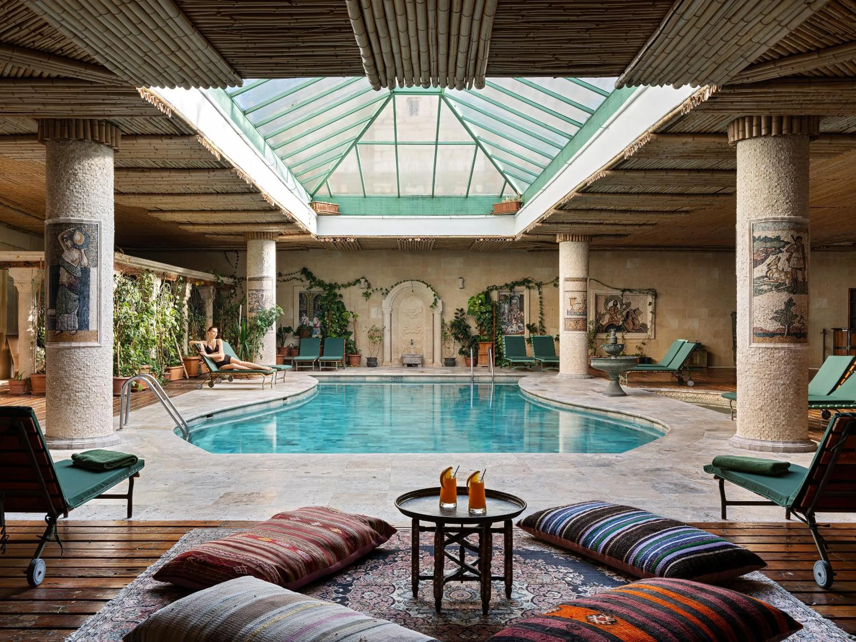 Swimming pool in Heybe Hotel & Spa