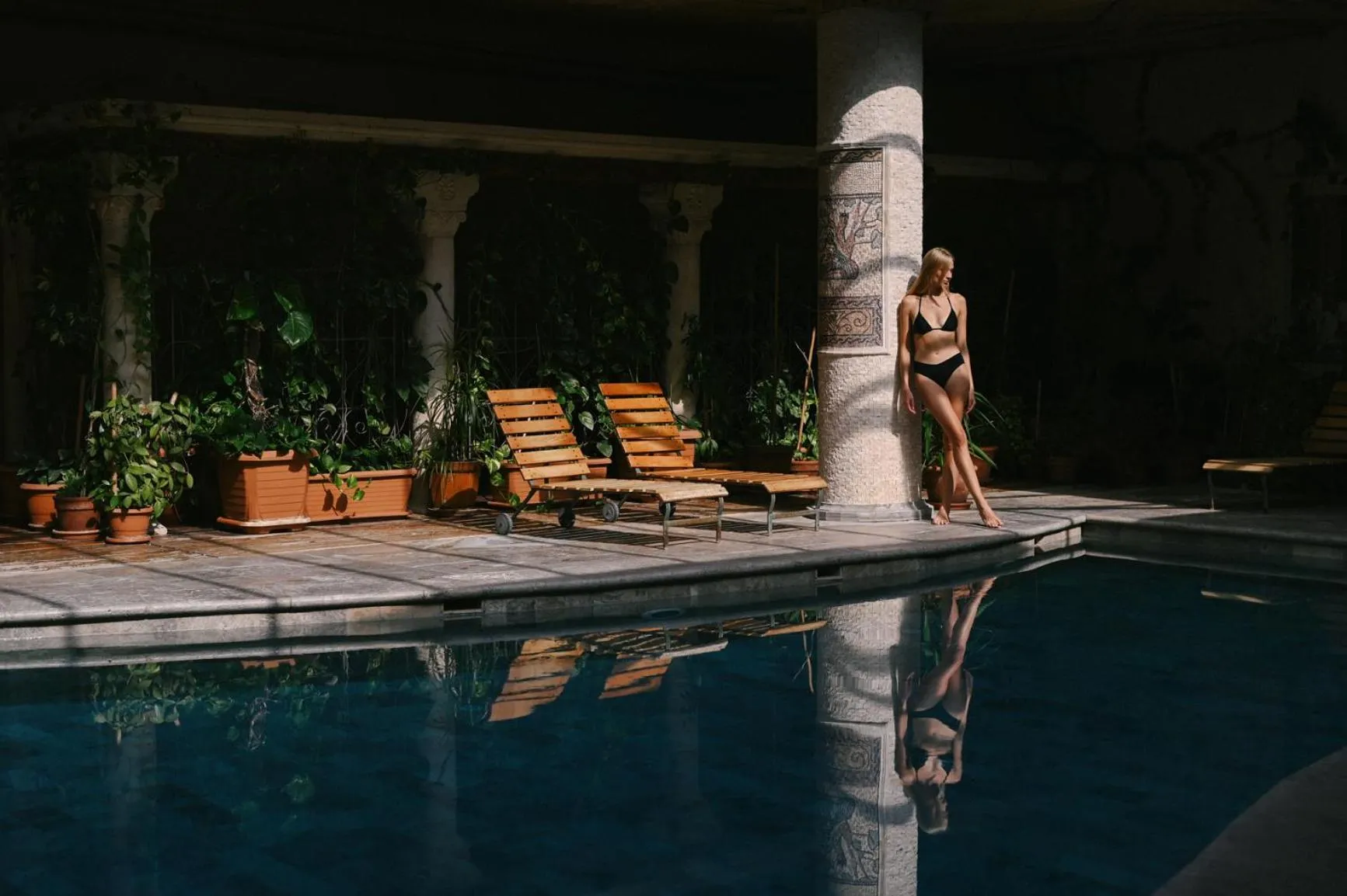 Pool view in Heybe Hotel & Spa