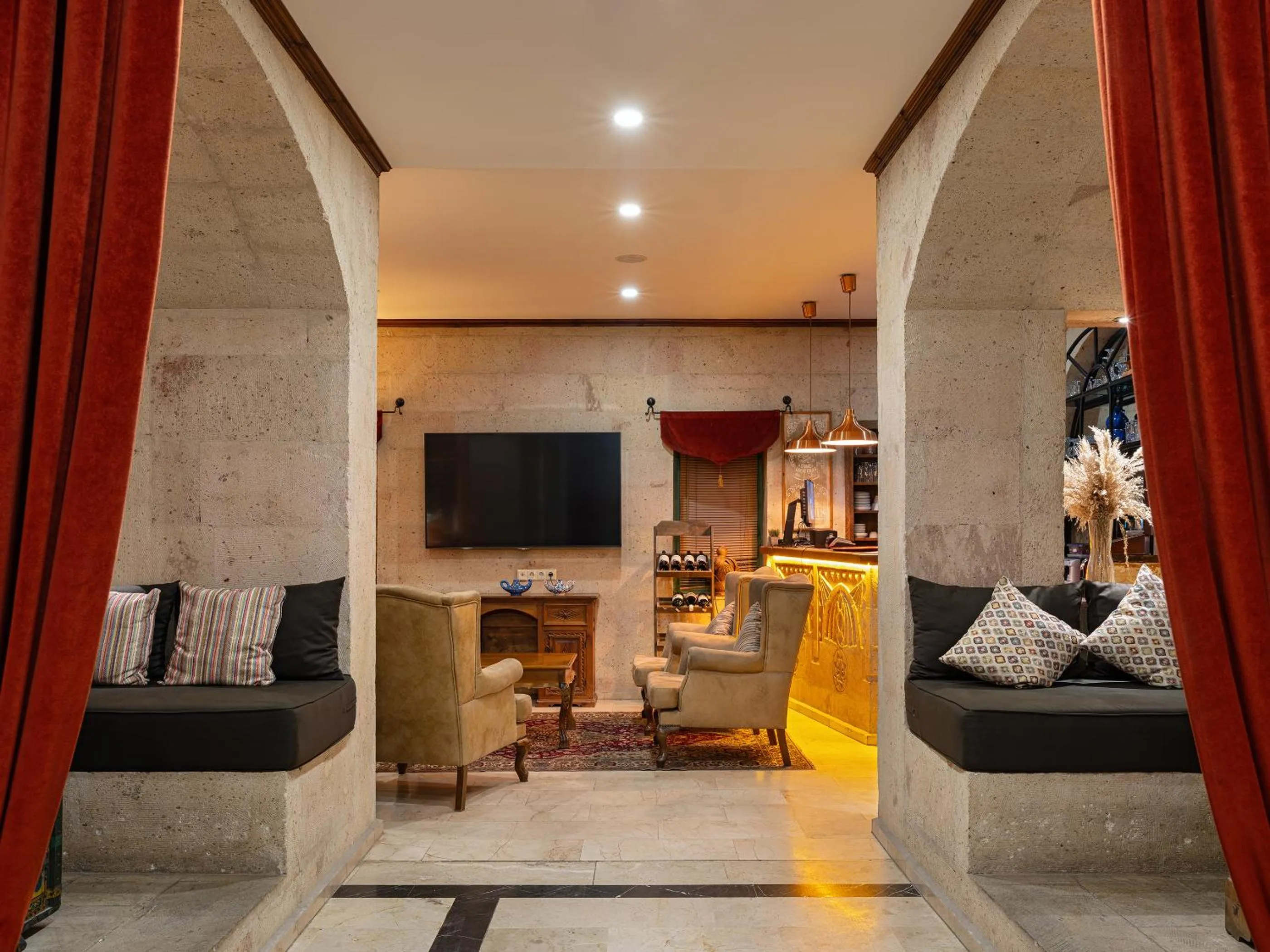 Lobby or reception in Heybe Hotel & Spa