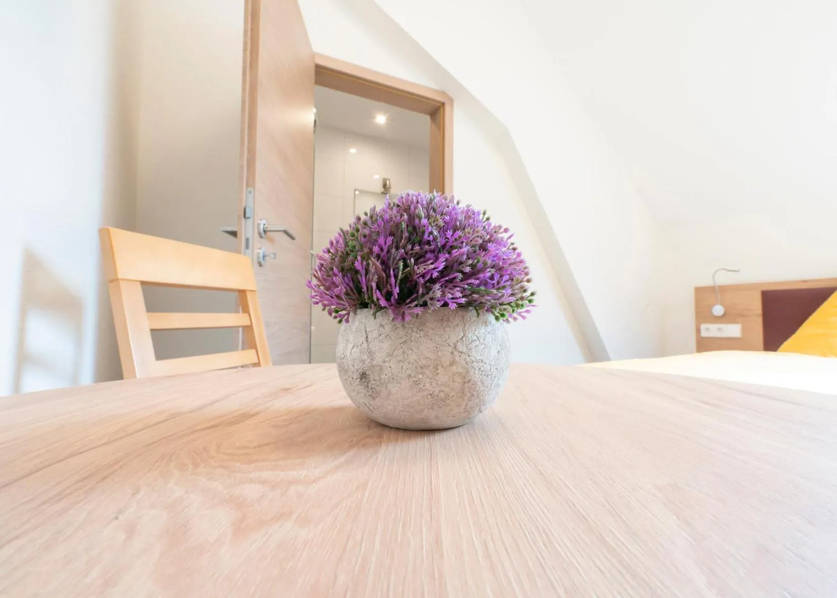 Bed in Hotel Restaurant Schwert