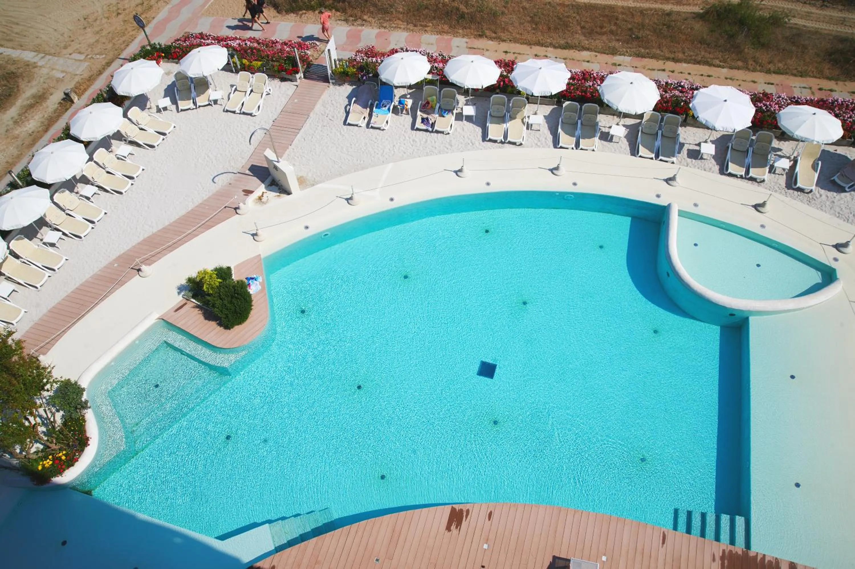 Pool view in Jesolopalace Hotel & Aparthotel