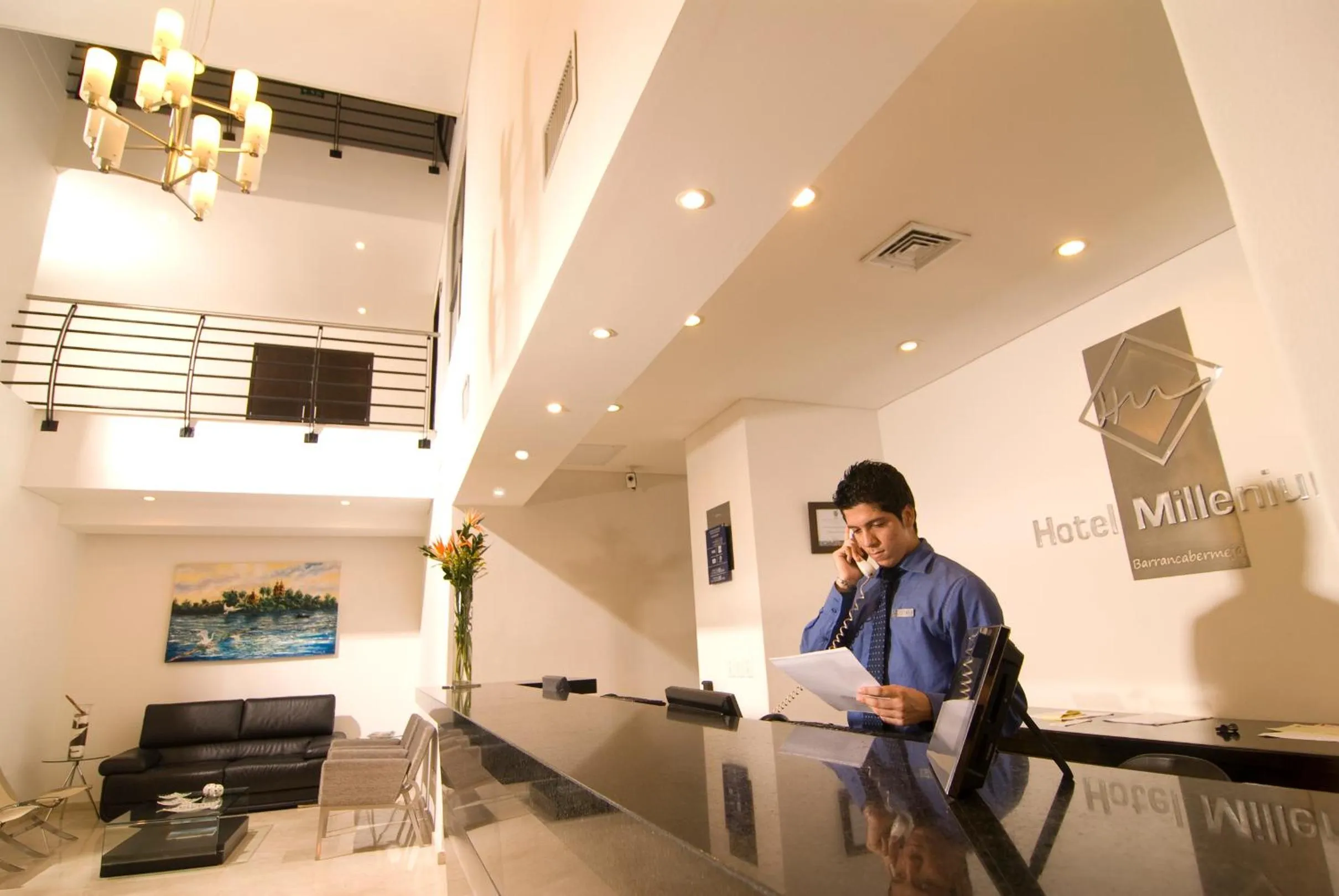 Lobby or reception in Hotel Millenium Barrancabermeja