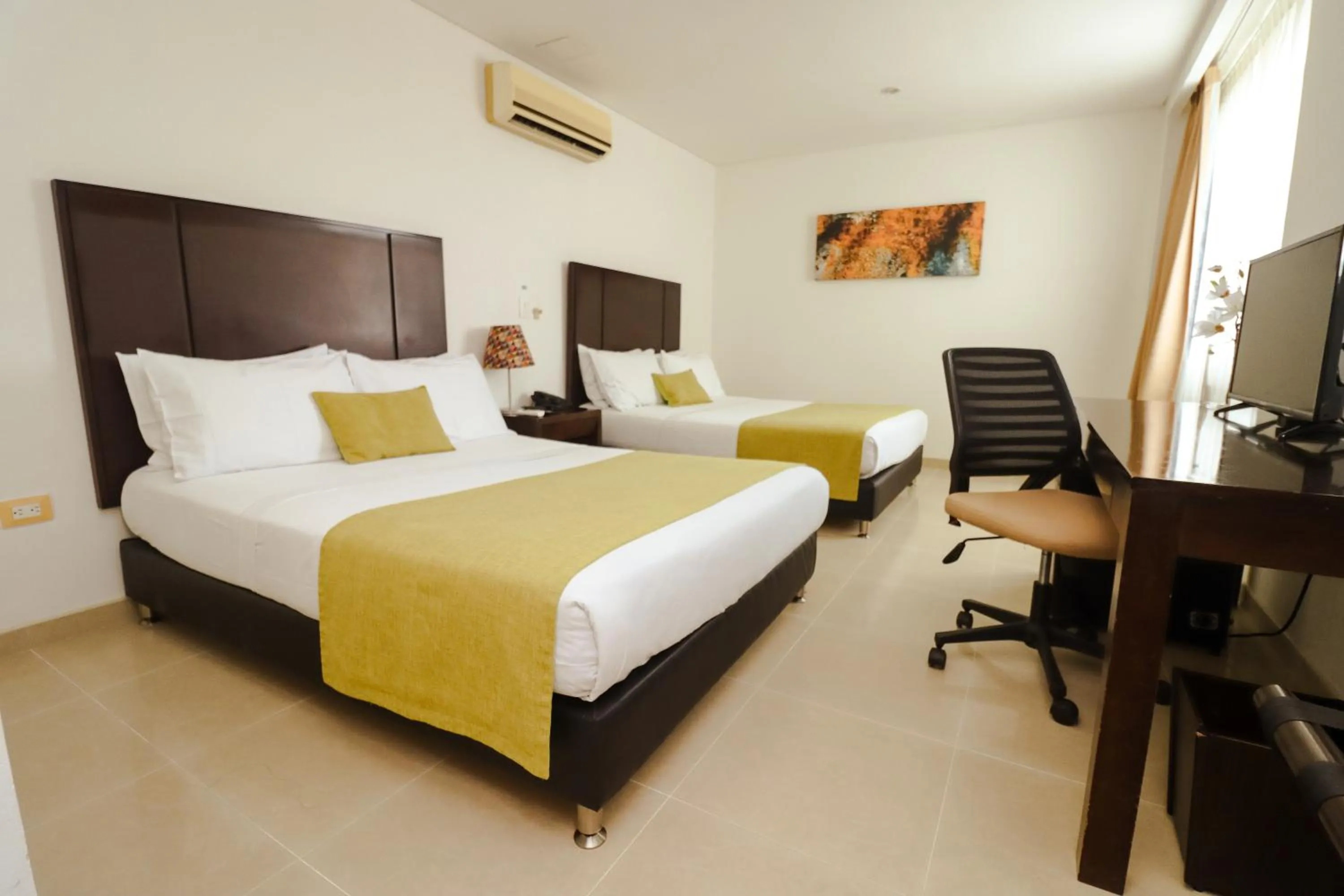 Bed in Hotel Millenium Barrancabermeja