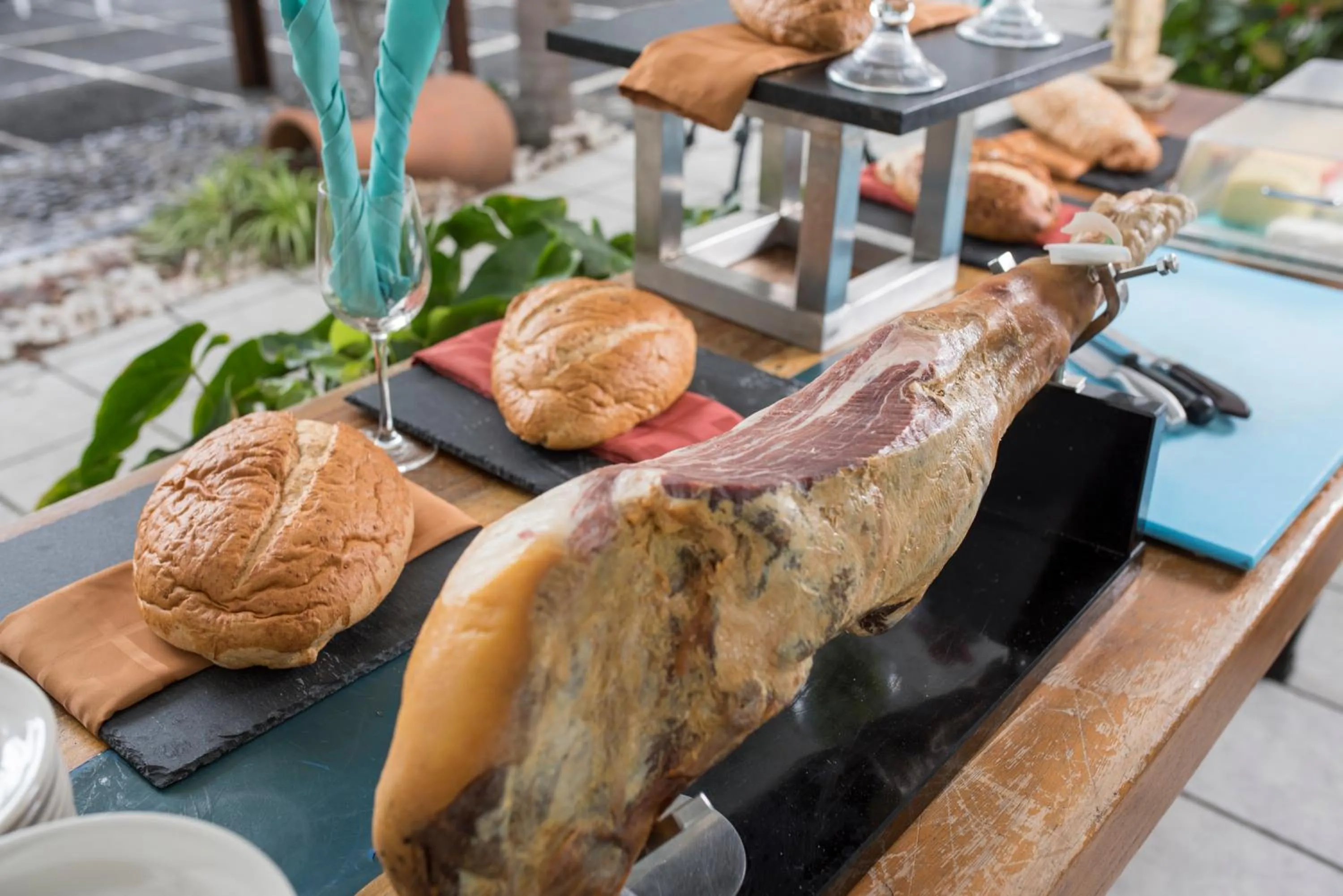 Buffet breakfast in Villa Bejar Cuernavaca