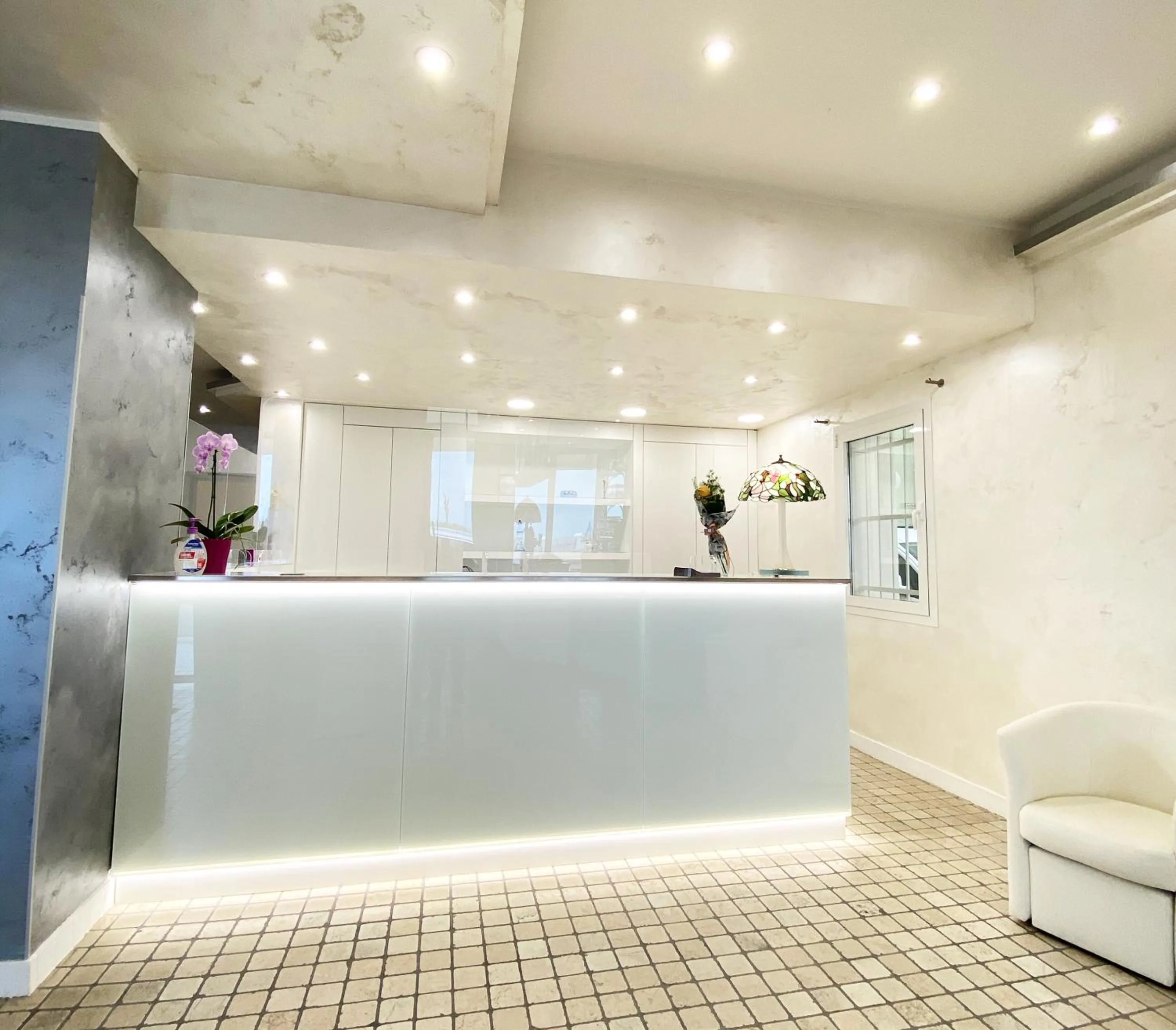 Lobby or reception in Hotel Linda