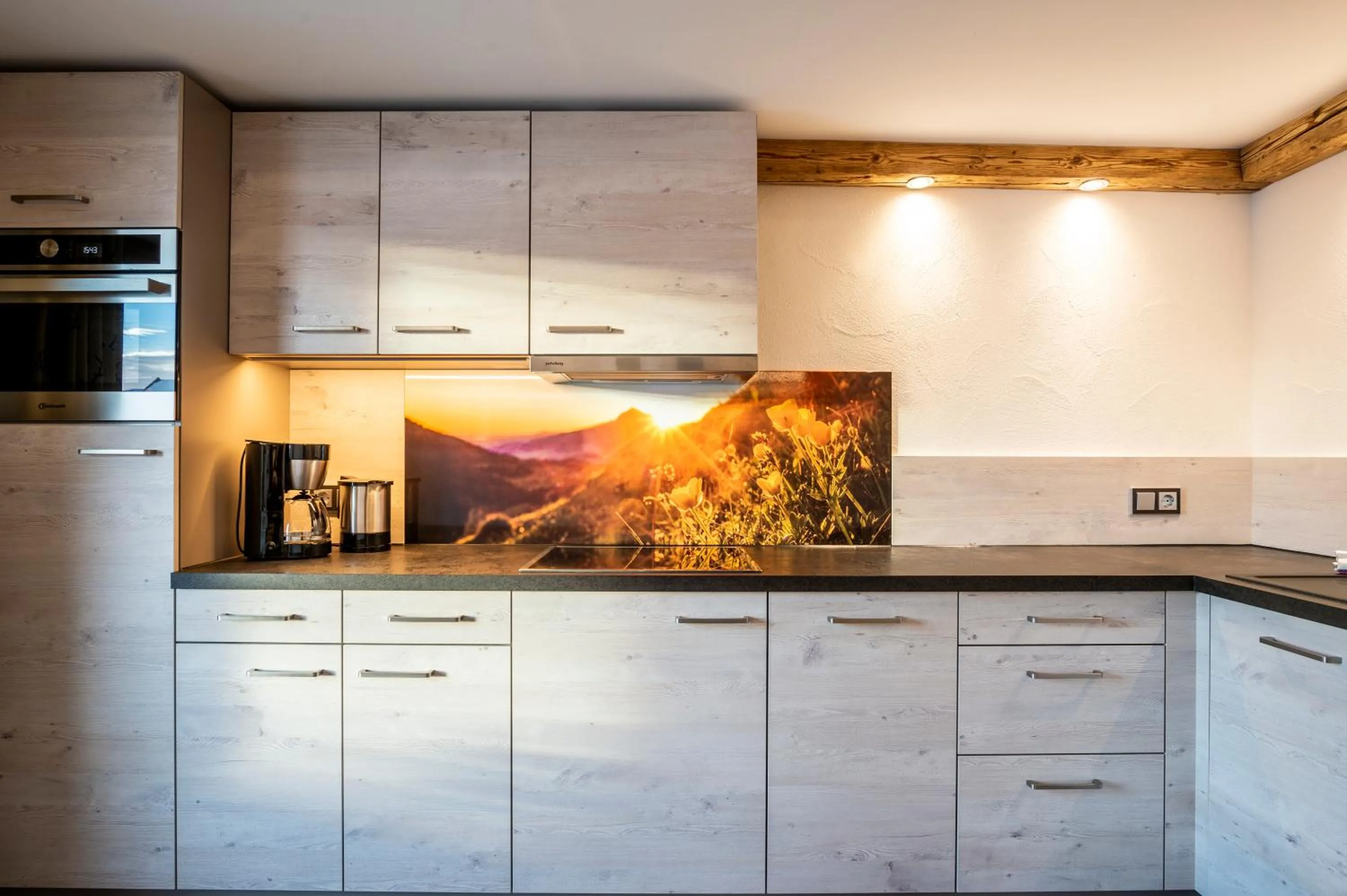 Kitchen or kitchenette in Haus am Rank