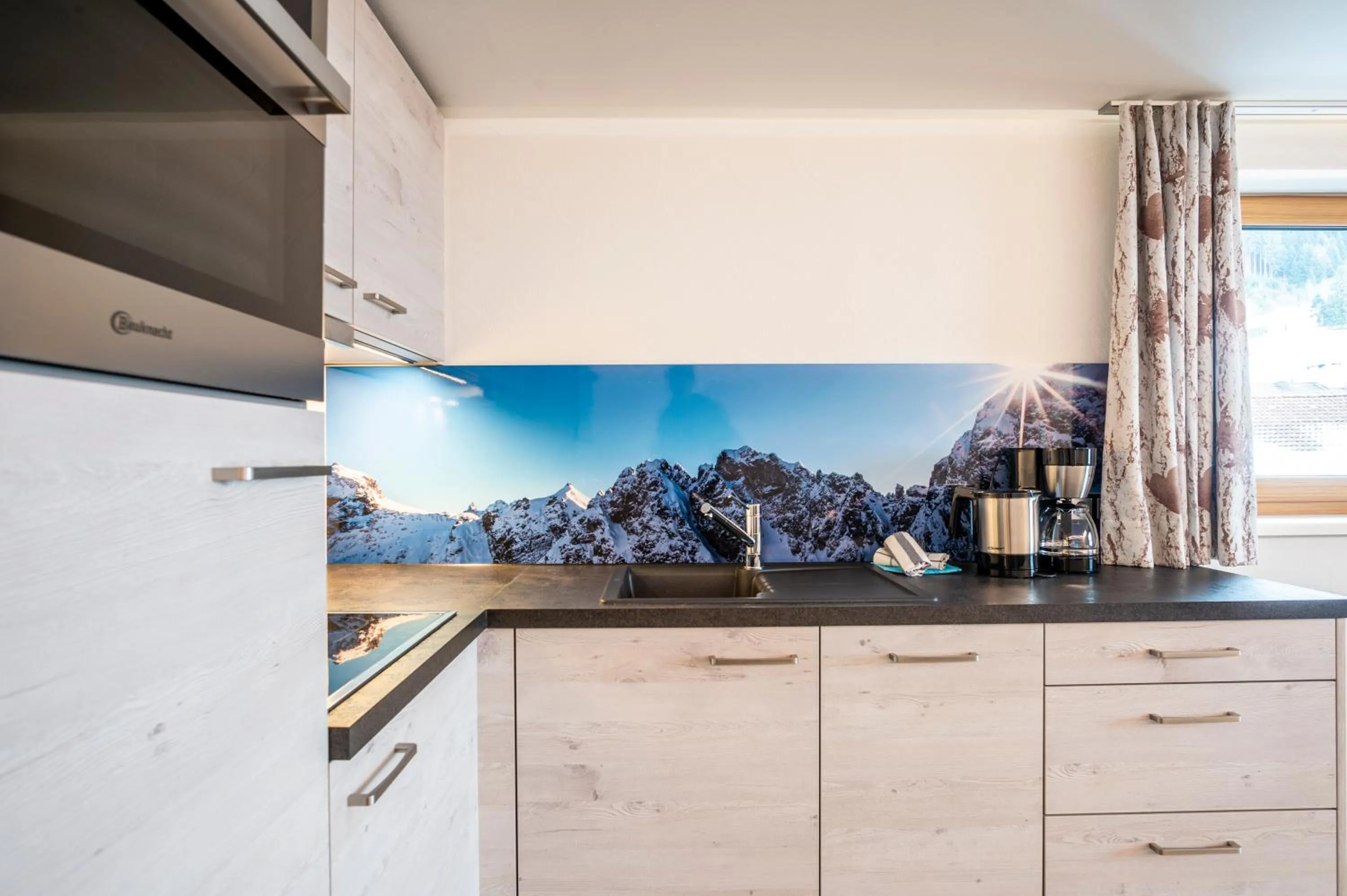 Kitchen or kitchenette in Haus am Rank