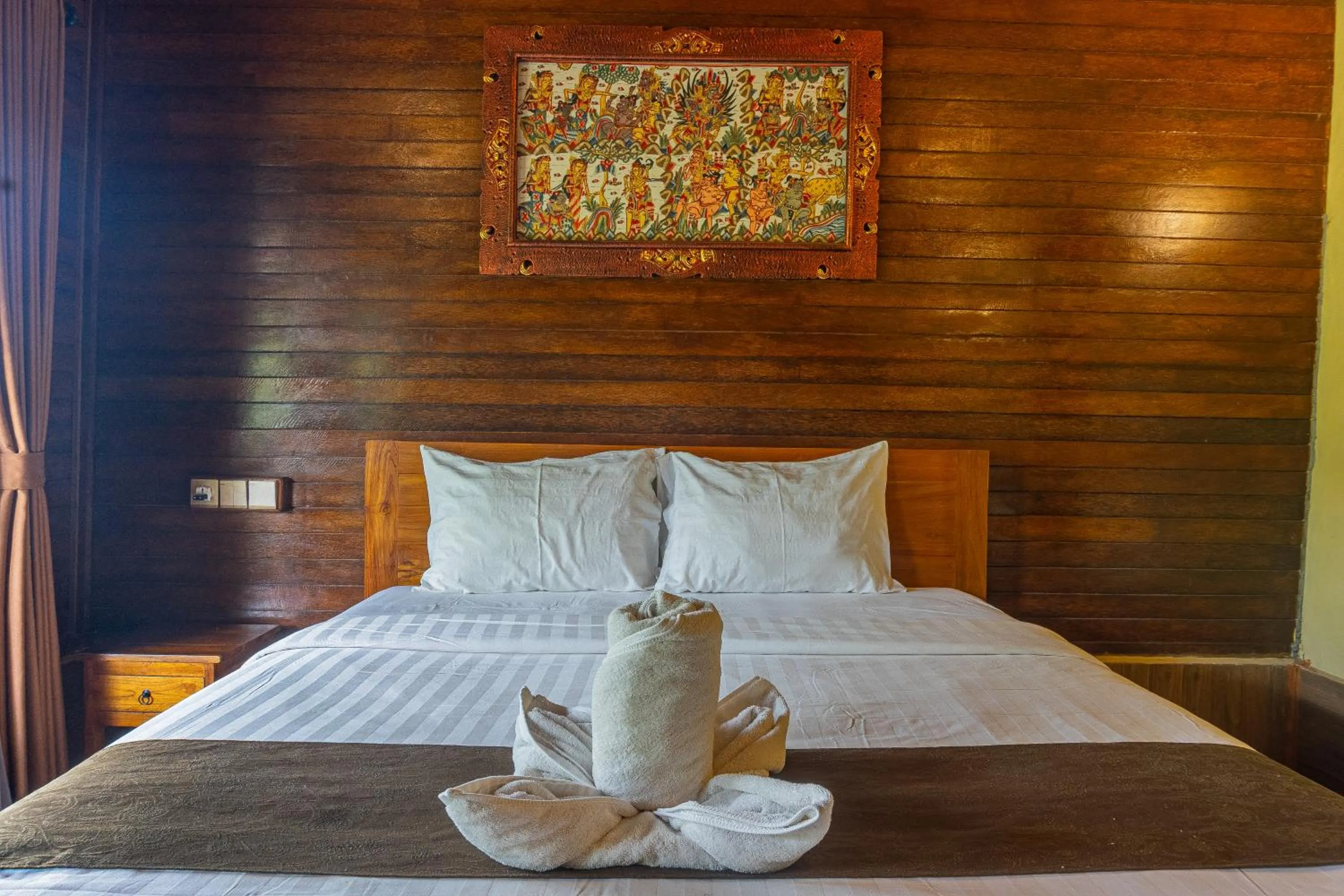 Bedroom, Bed in Rijet Villa Beach & Restaurant