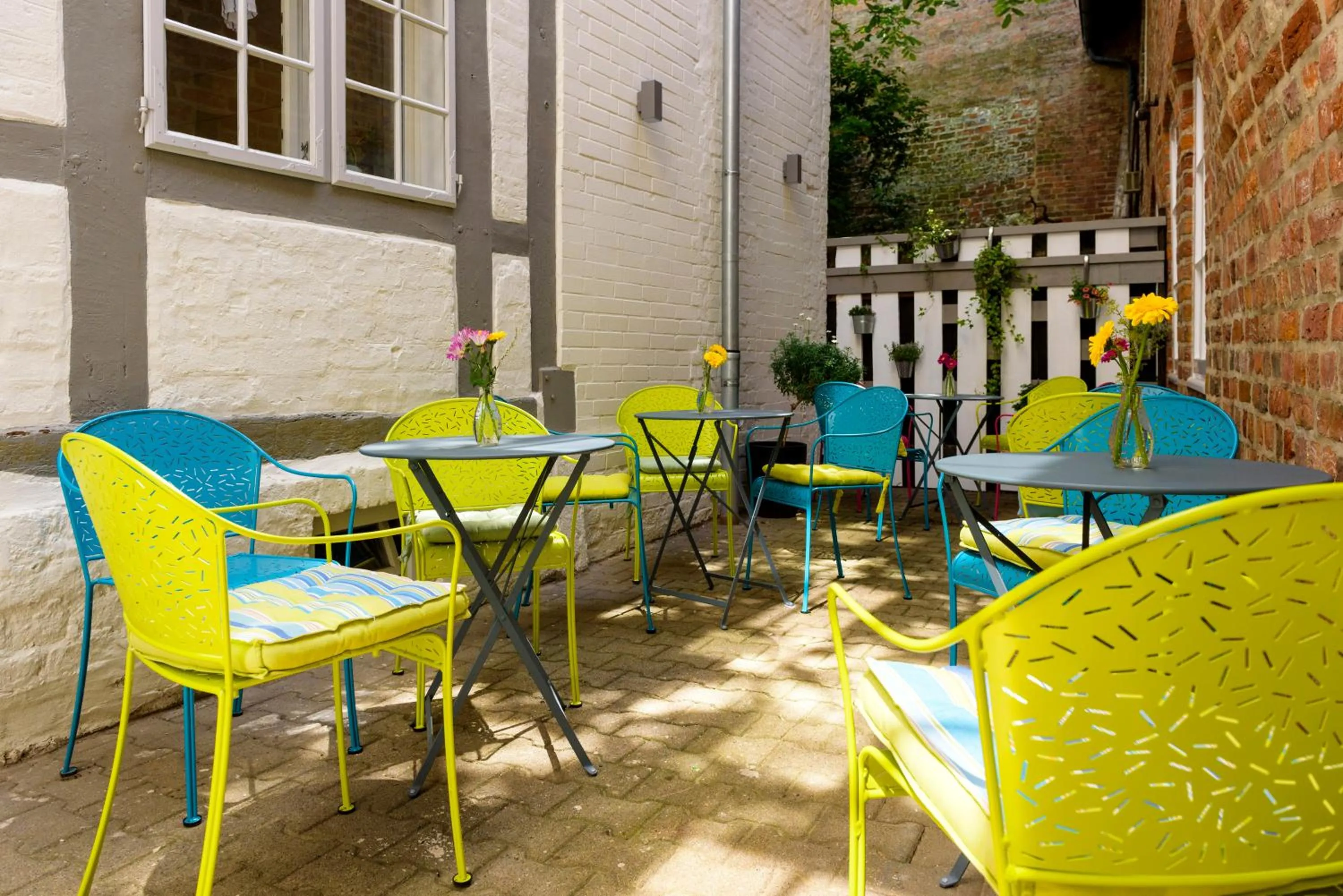 Patio in einzigartig - Das kleine Hotel im Wasserviertel