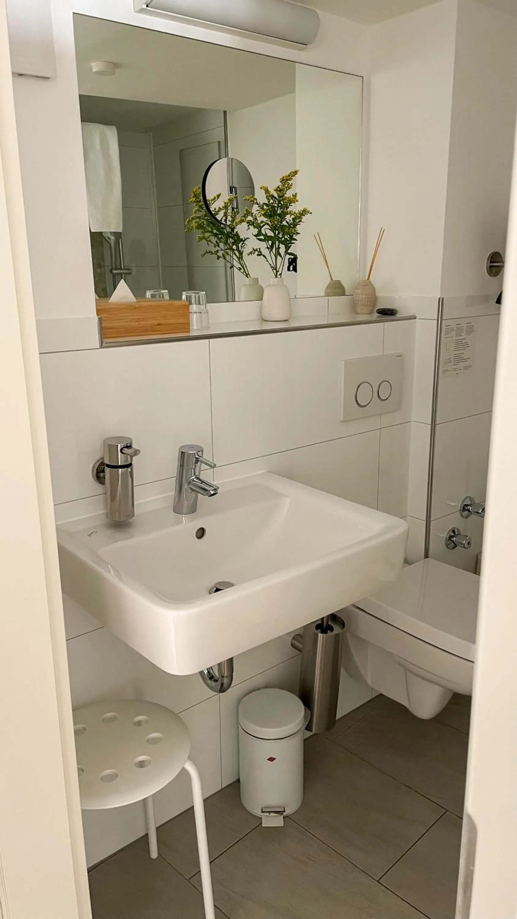 Bathroom in einzigartig - Das kleine Hotel im Wasserviertel