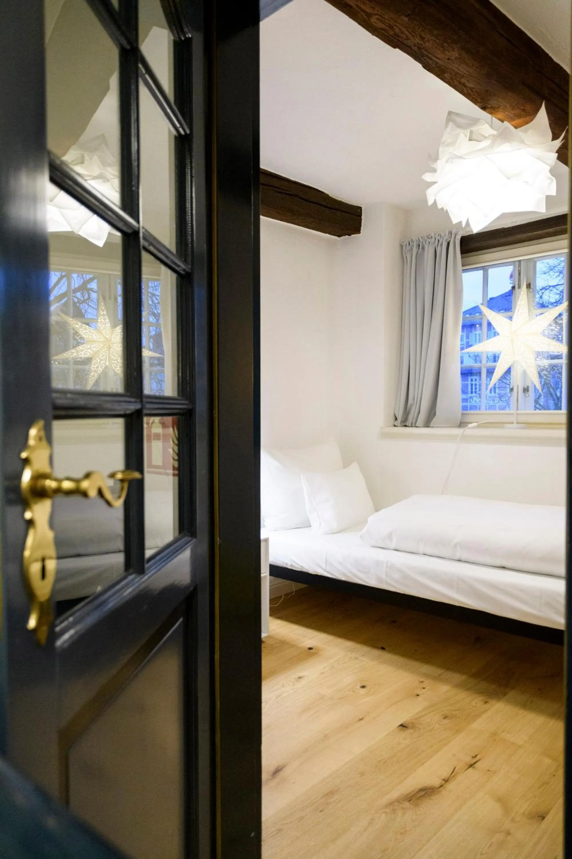 Bedroom, Bed in einzigartig - Das kleine Hotel im Wasserviertel