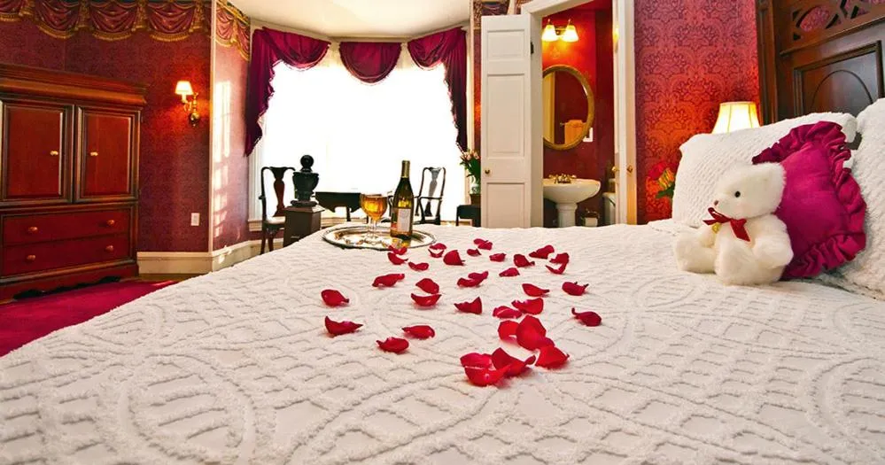 Bed in Elk Forge Bed and Breakfast