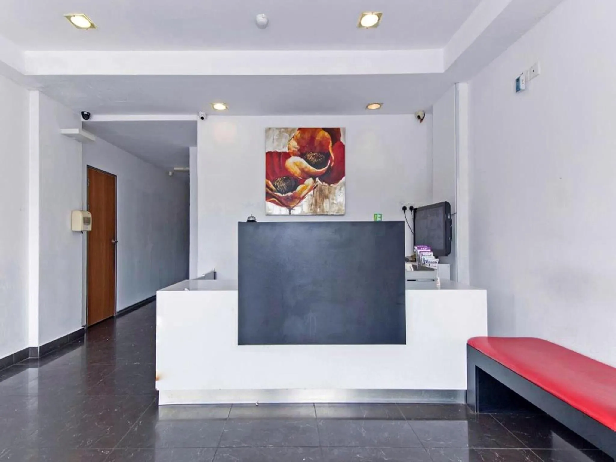 Facade/entrance in Indah Garden Hotel