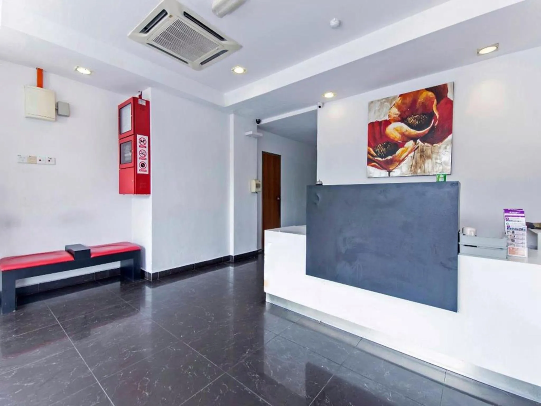 Facade/entrance in Indah Garden Hotel