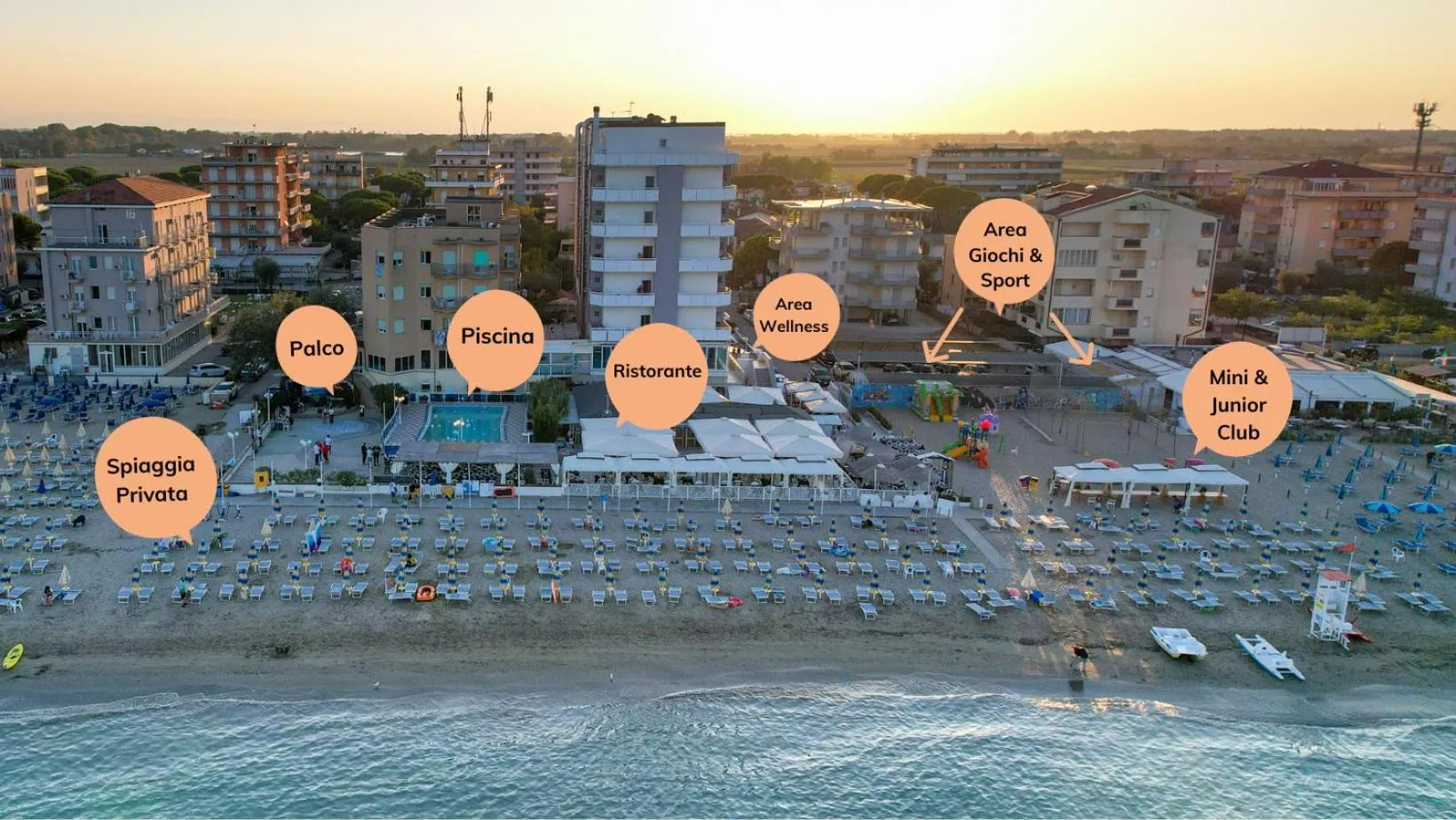 Bird's eye view in Bikini Tropicana Family Hotel