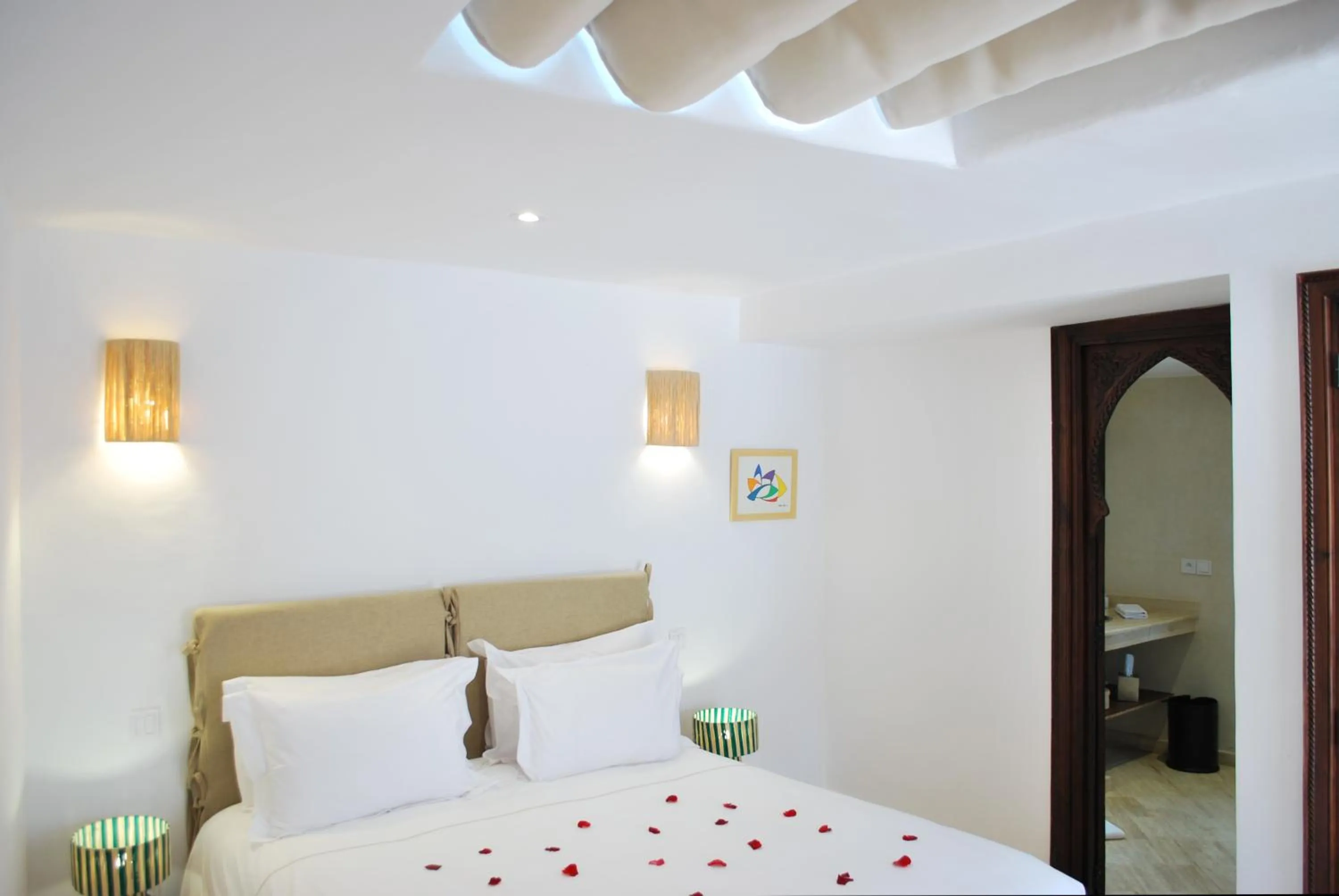 Bedroom, Bed in Riad Charaï