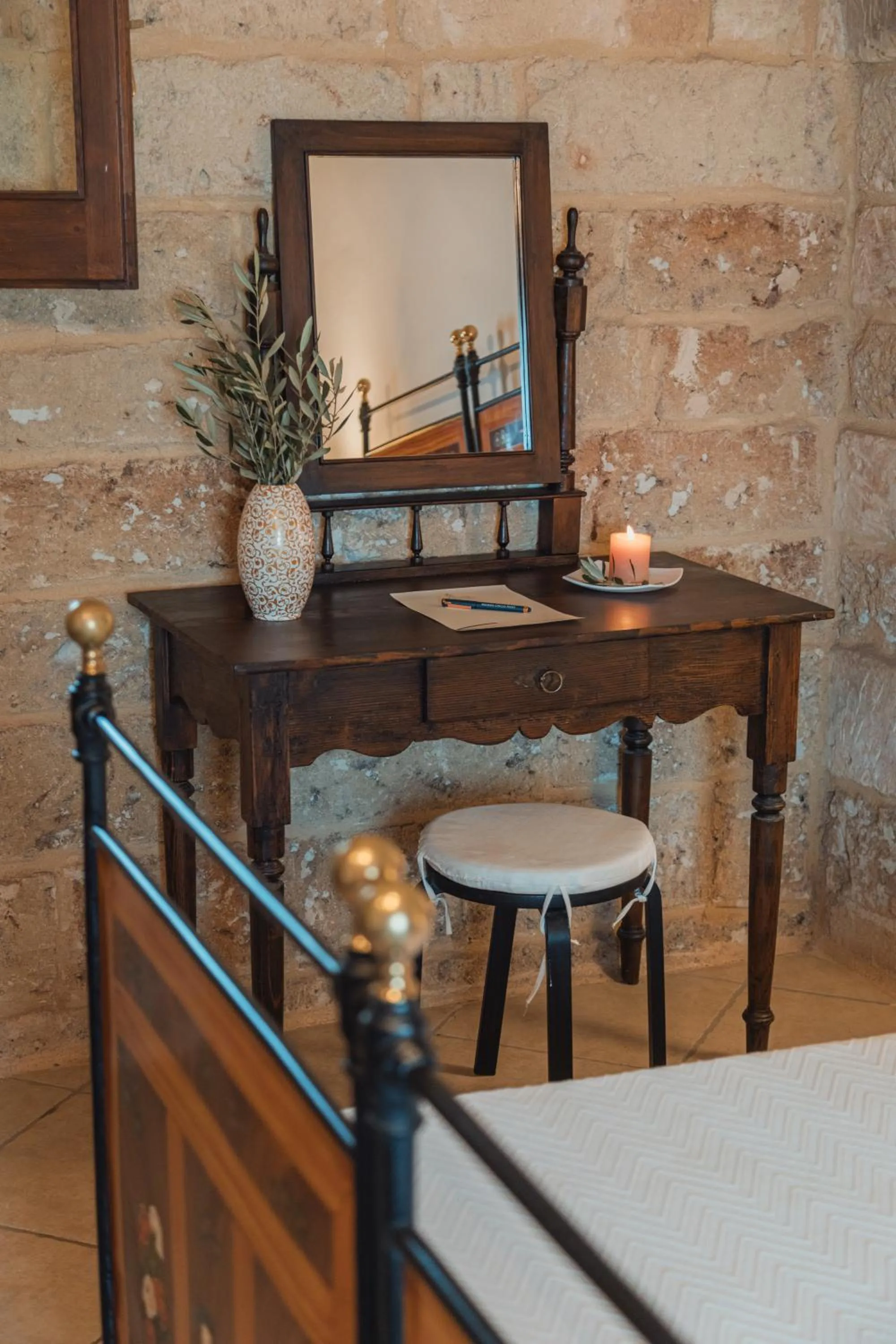 Decorative detail in Tenuta Masseria & Spa Chicco Rizzo