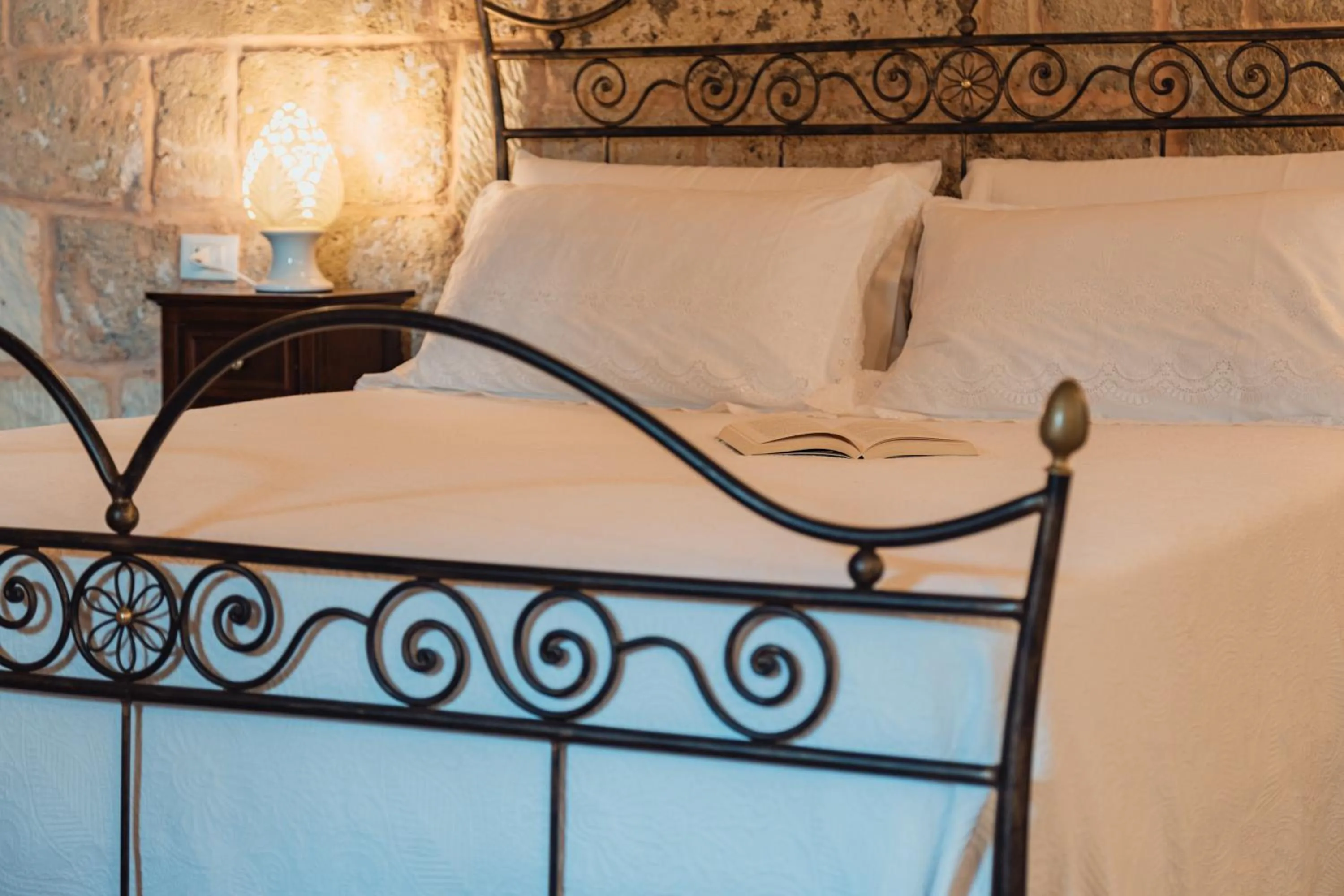 Bed in Tenuta Masseria & Spa Chicco Rizzo