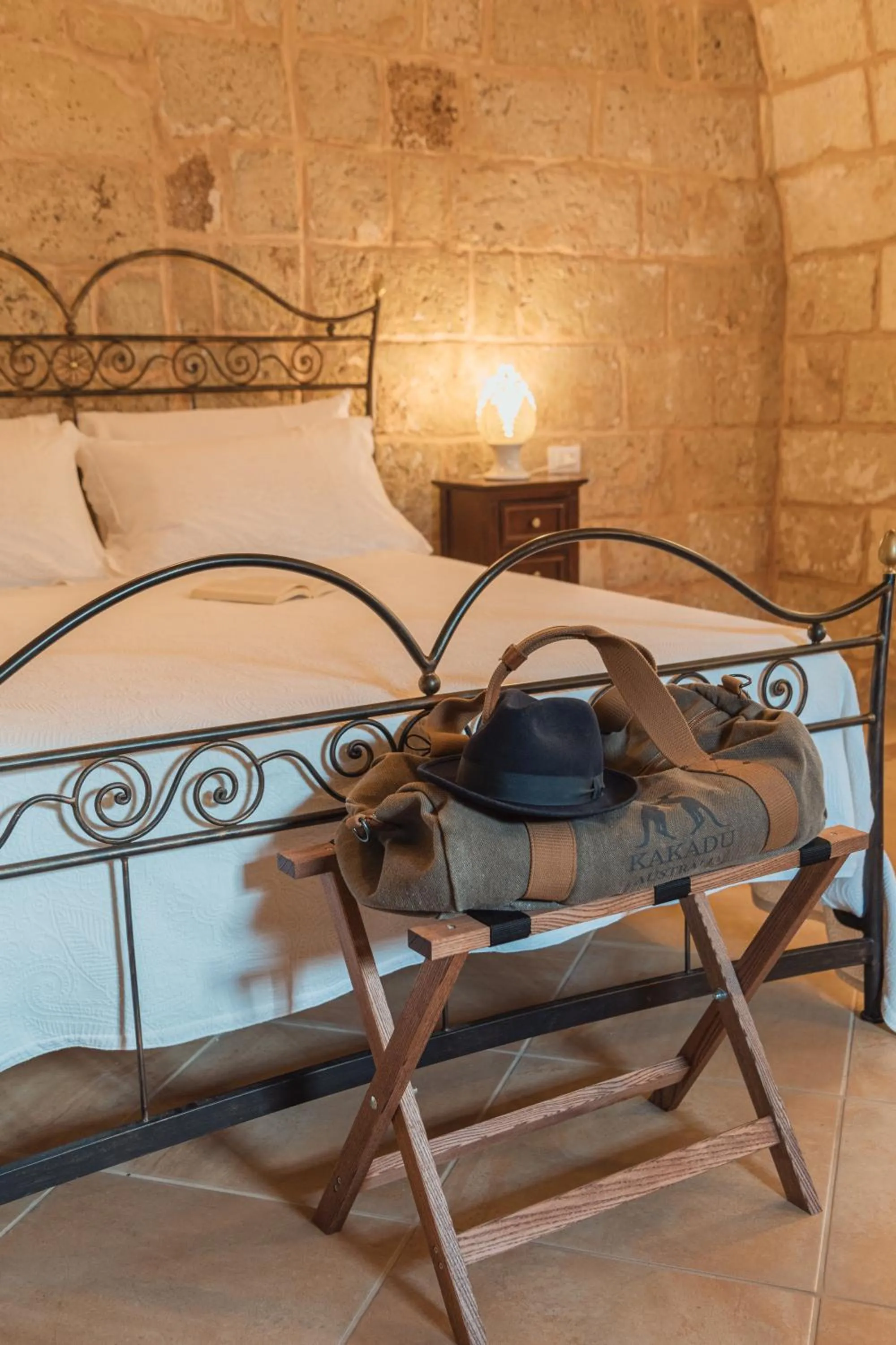 Bed in Tenuta Masseria & Spa Chicco Rizzo