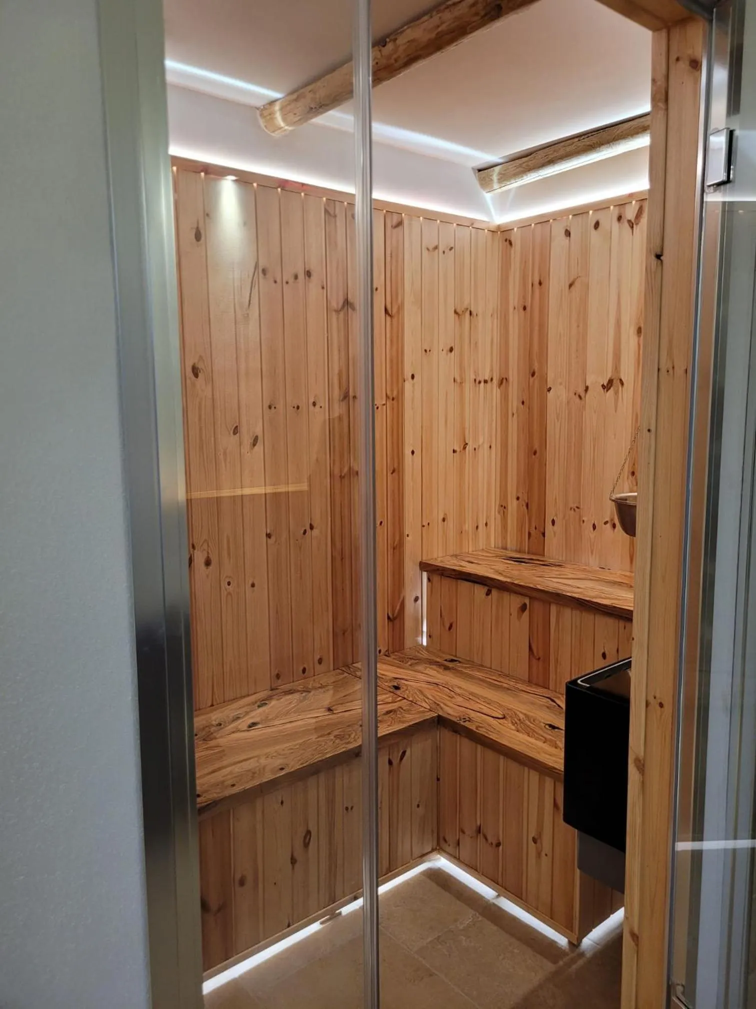 Sauna in Tenuta Masseria & Spa Chicco Rizzo