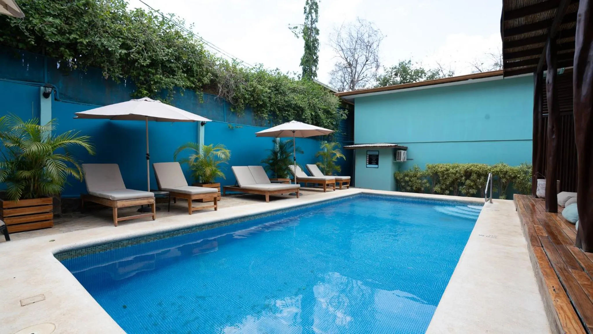 Swimming pool in Hotel Arco Iris