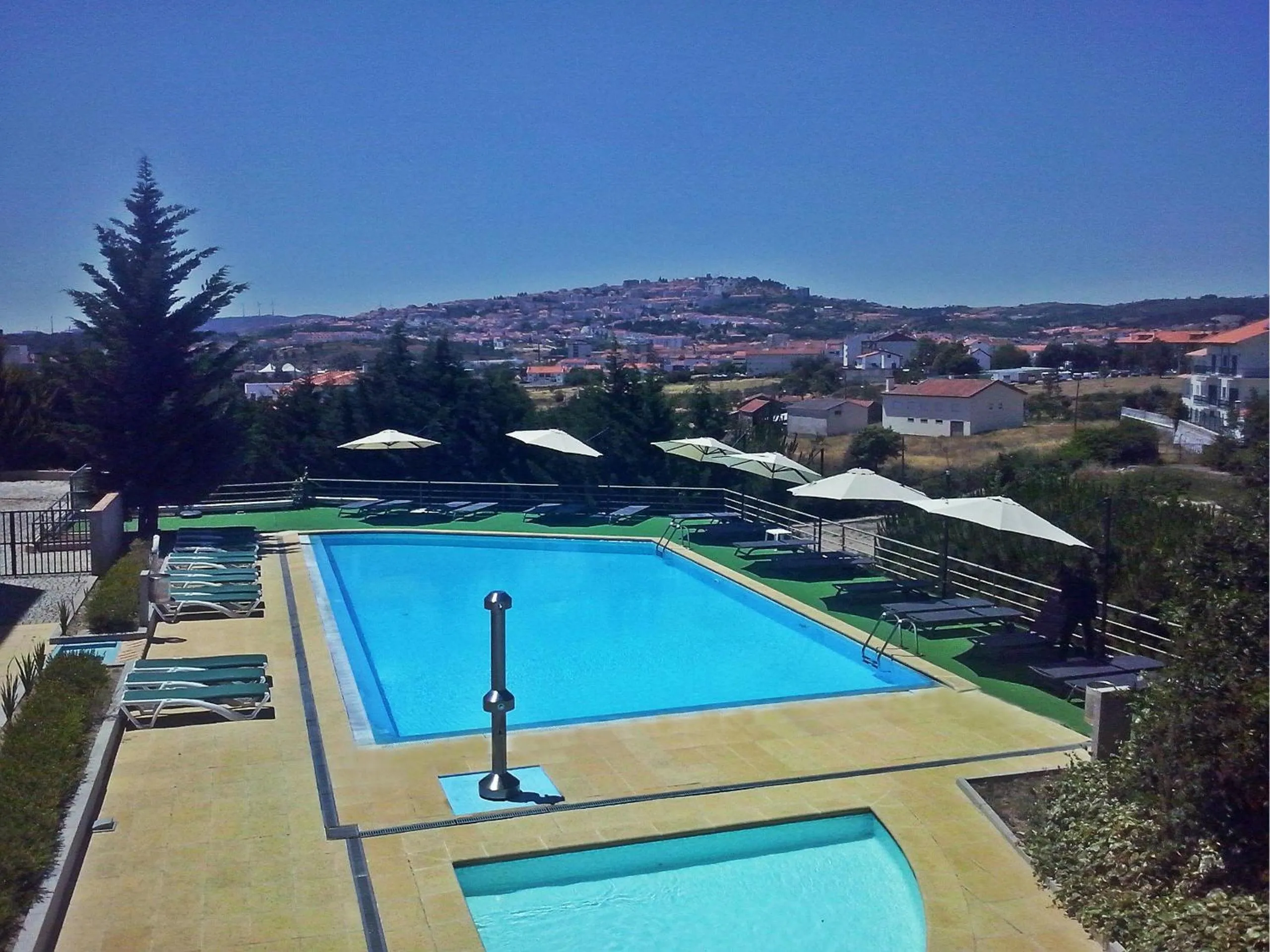 Pool view in Hotel Lusitania Congress & Spa