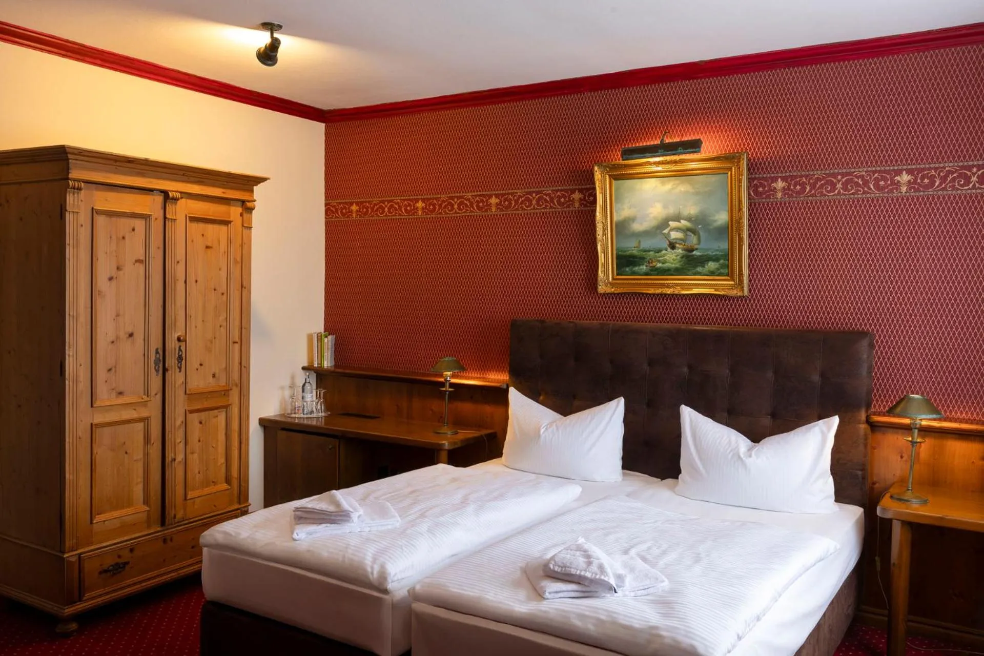 Bed in Hotel Nautilus