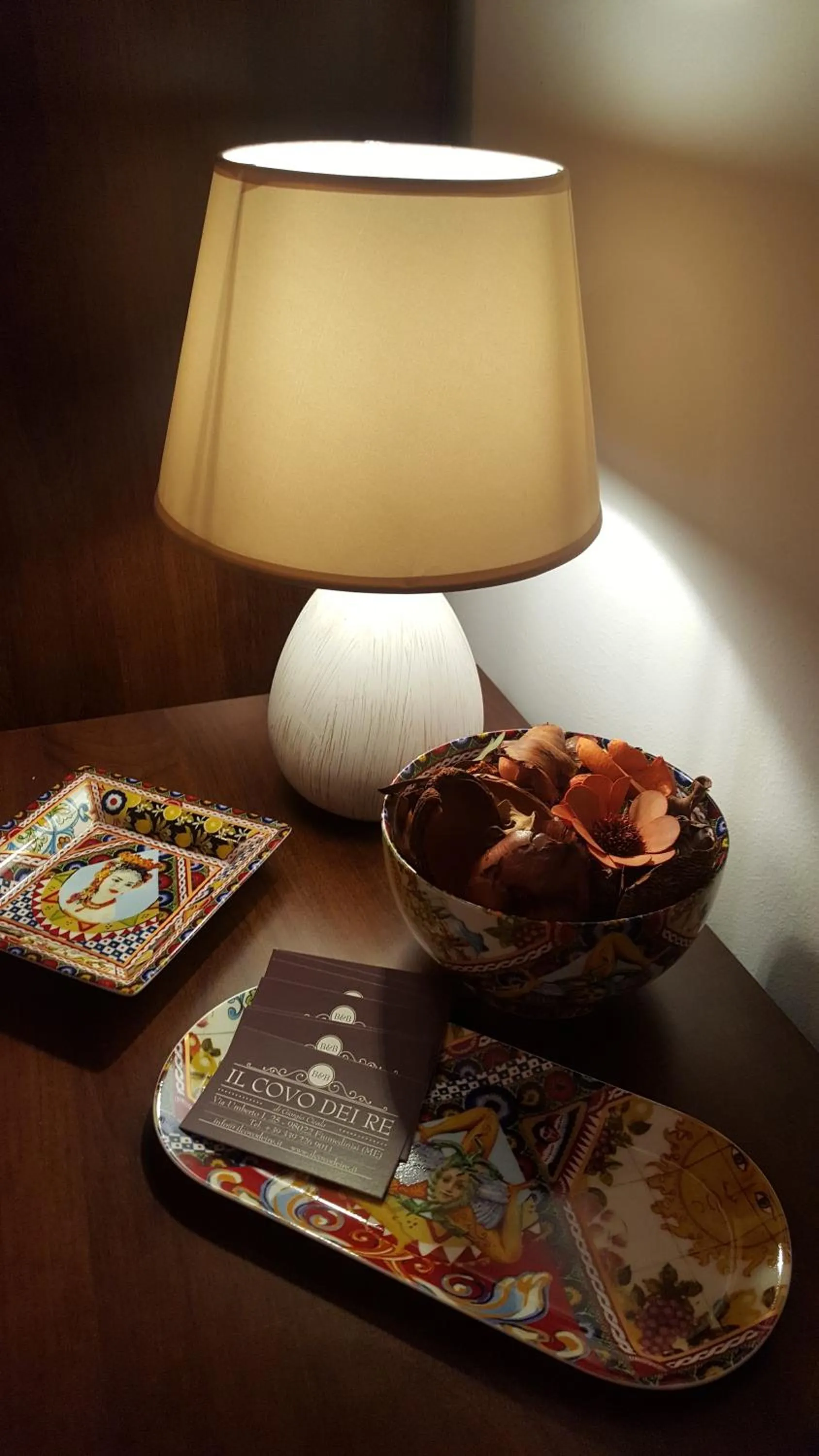 Decorative detail in Il Covo dei Re