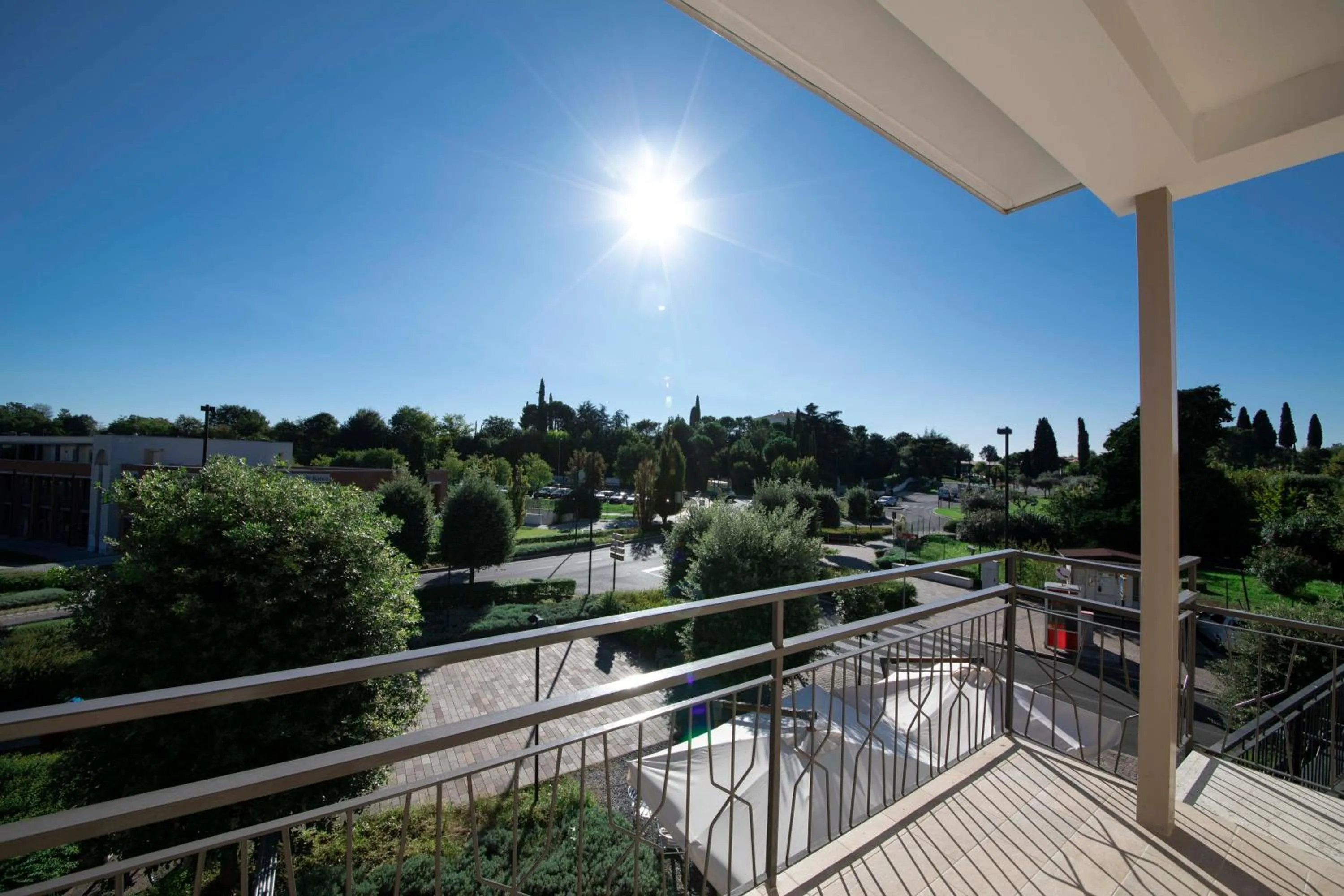 Balcony/Terrace in Apart-Hotel la Rocchetta