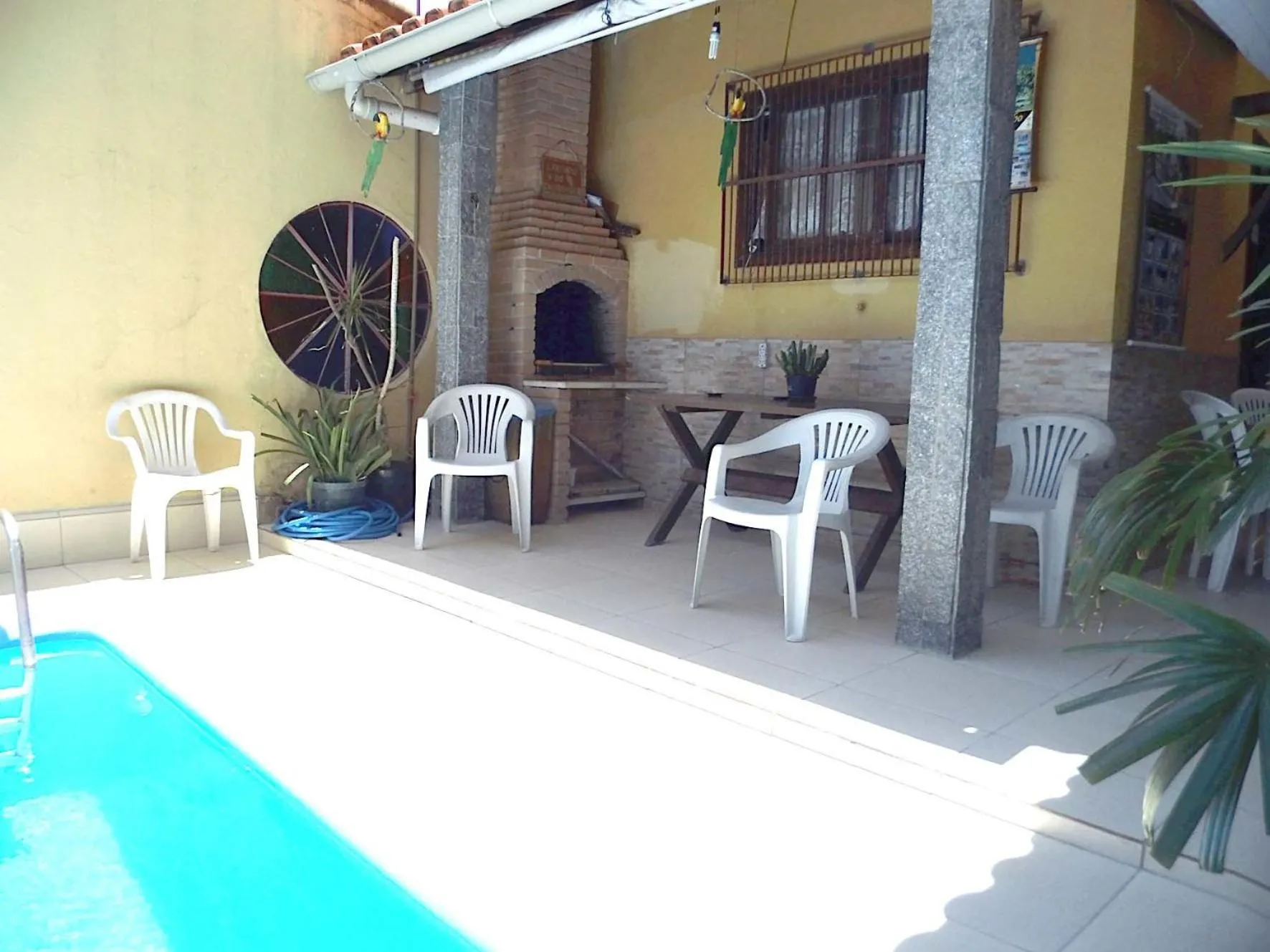 BBQ facilities in Casa e Praia Hospedaria