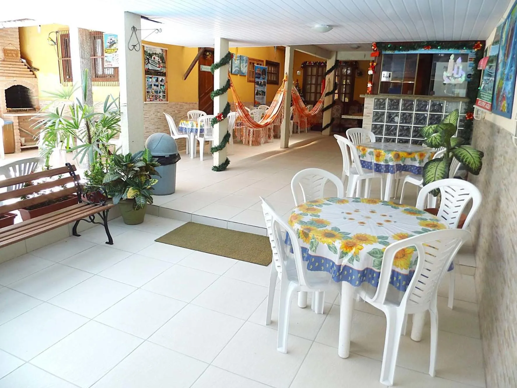 Lobby or reception in Casa e Praia Hospedaria
