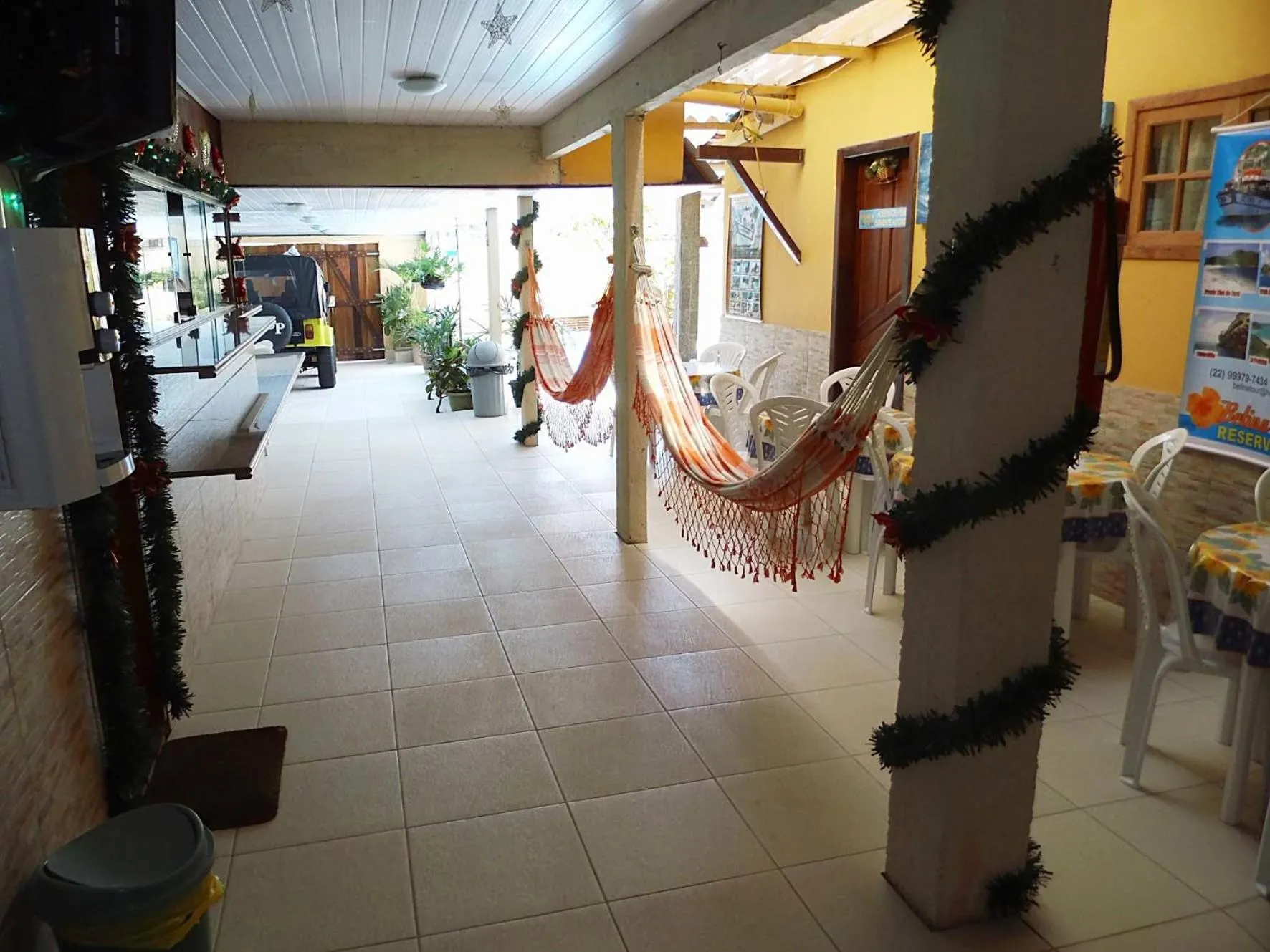 Lobby or reception in Casa e Praia Hospedaria