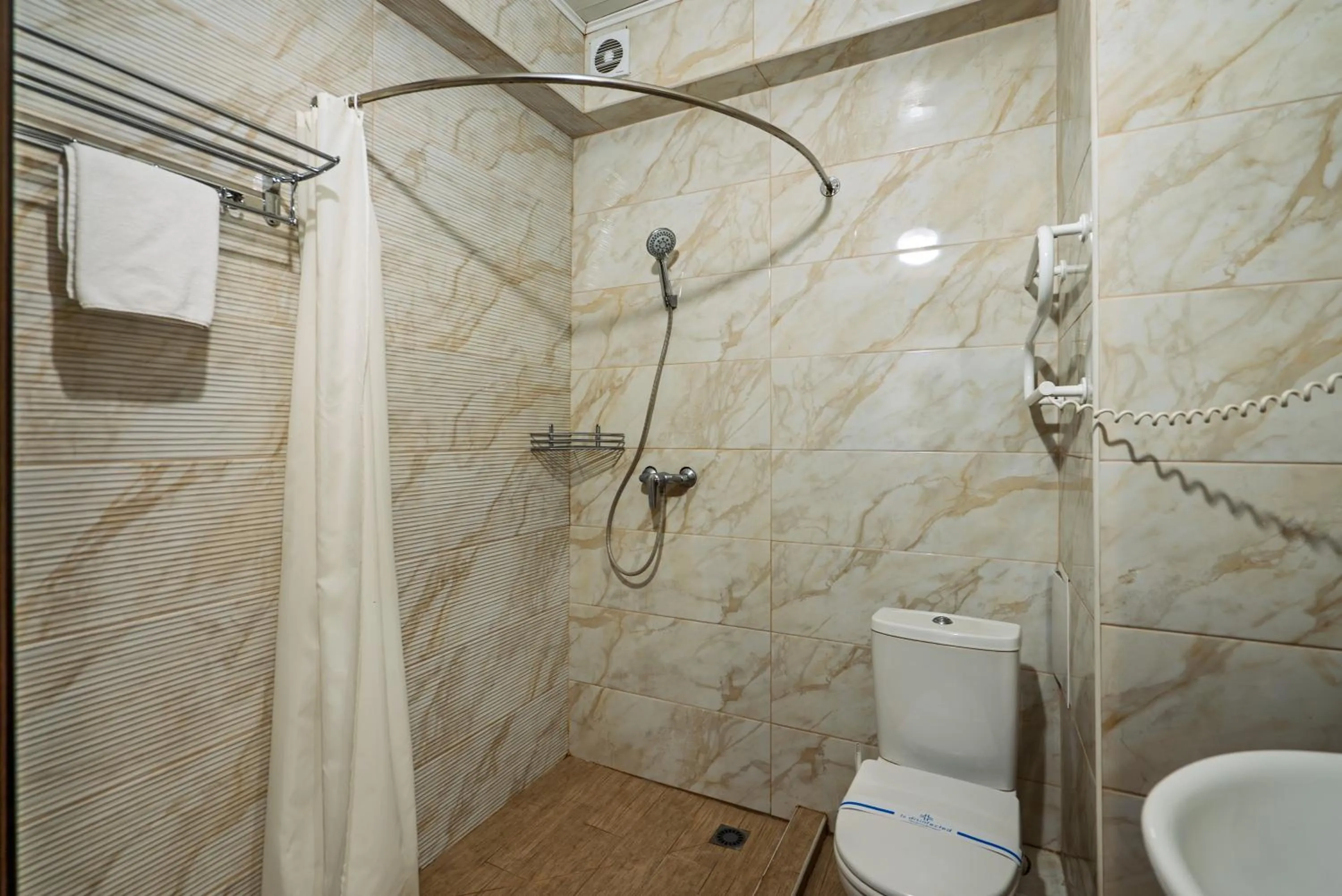 Shower in Hotel Verhovina
