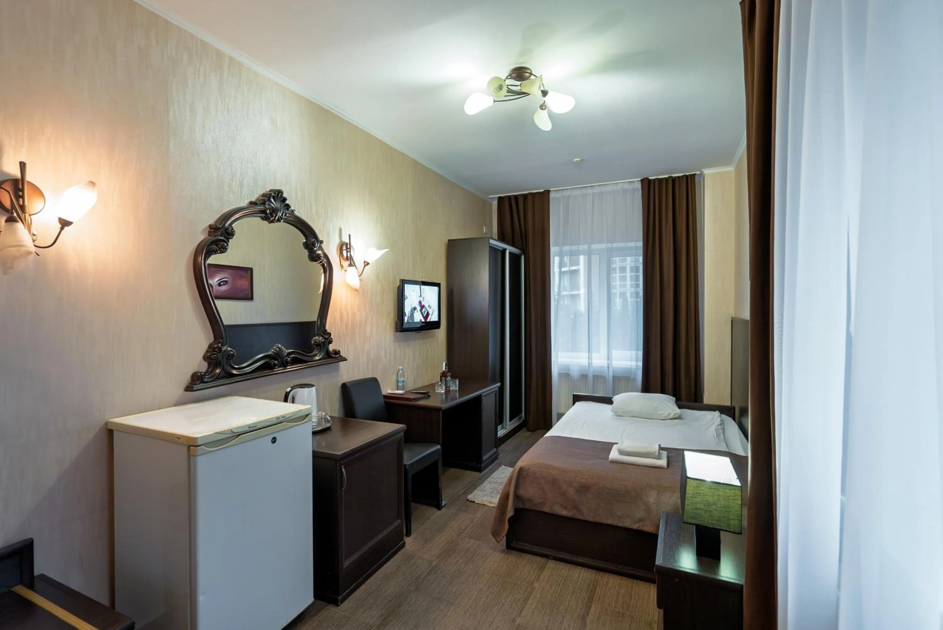 View (from property/room), Bed in Hotel Verhovina