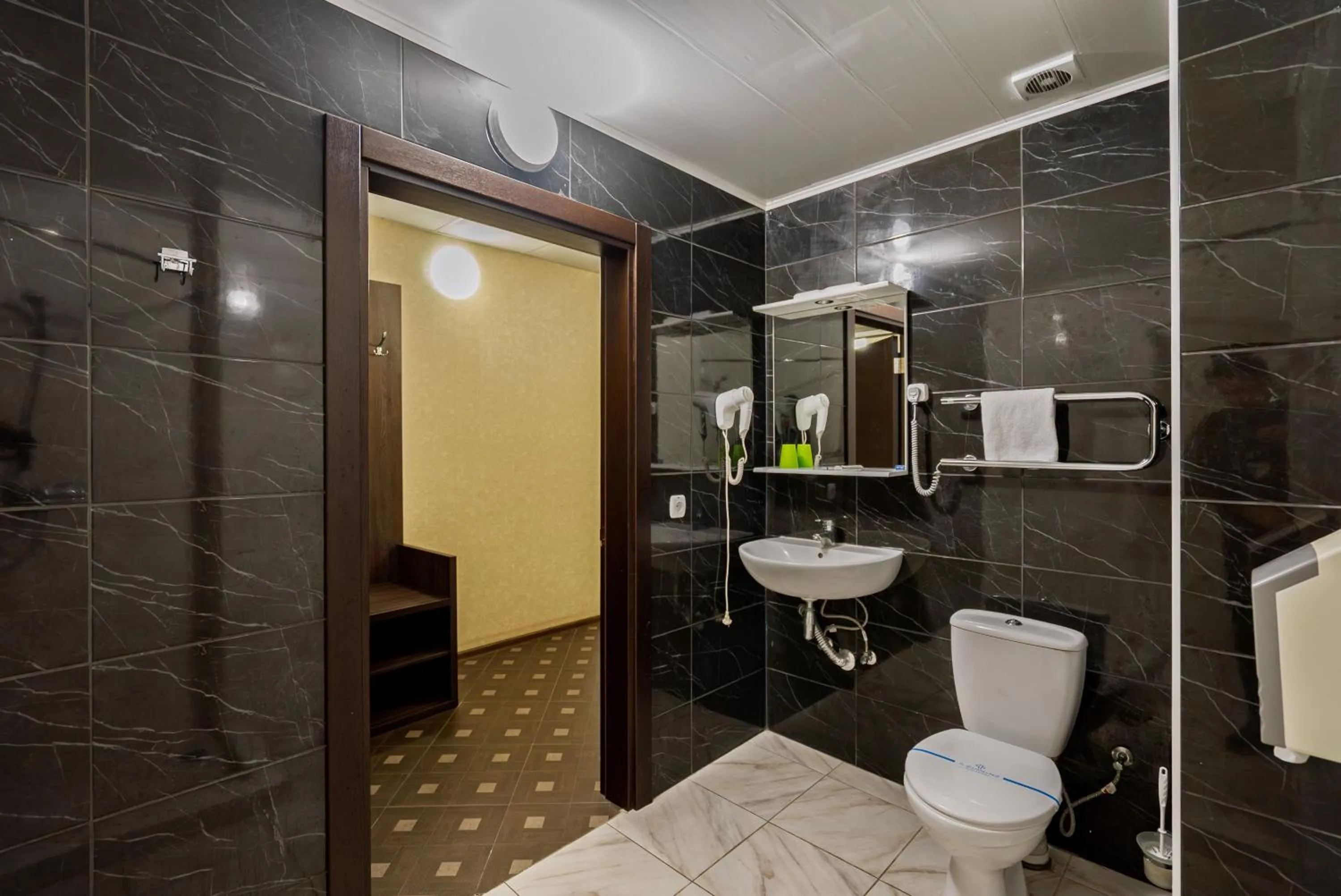 Shower in Hotel Verhovina