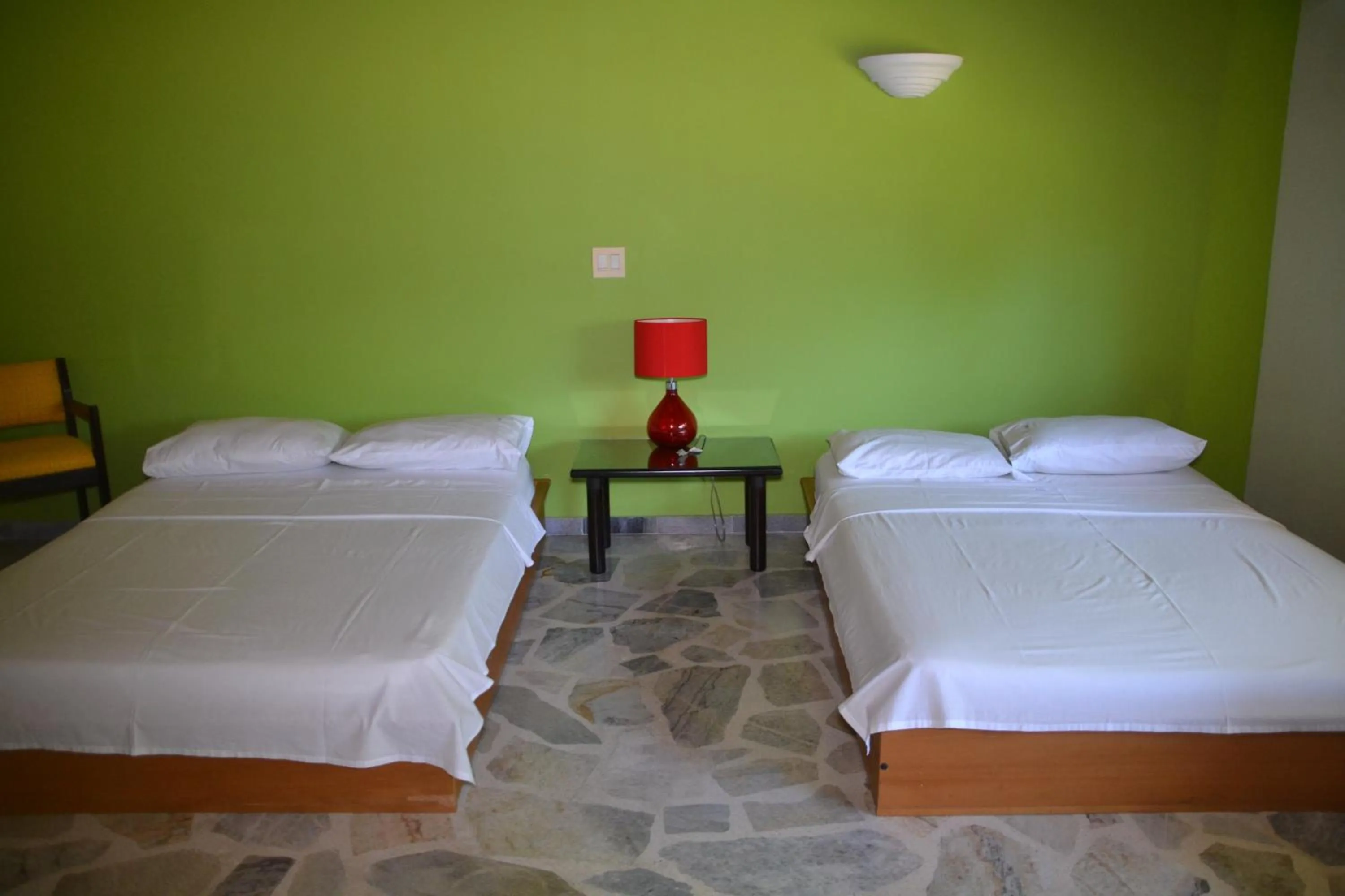 Bed in Hotel Albatros