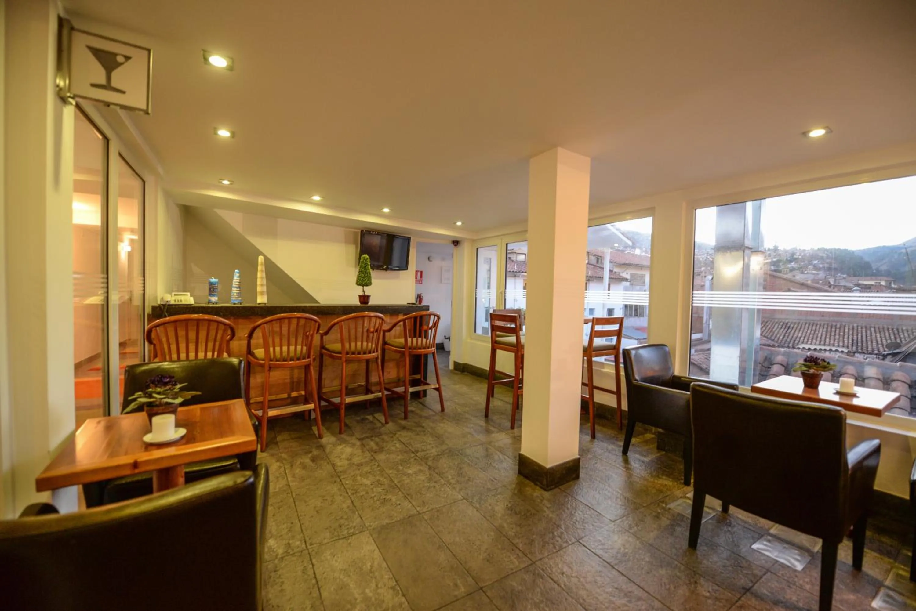 Communal lounge/ TV room in Hotel Plaza de Armas Cusco