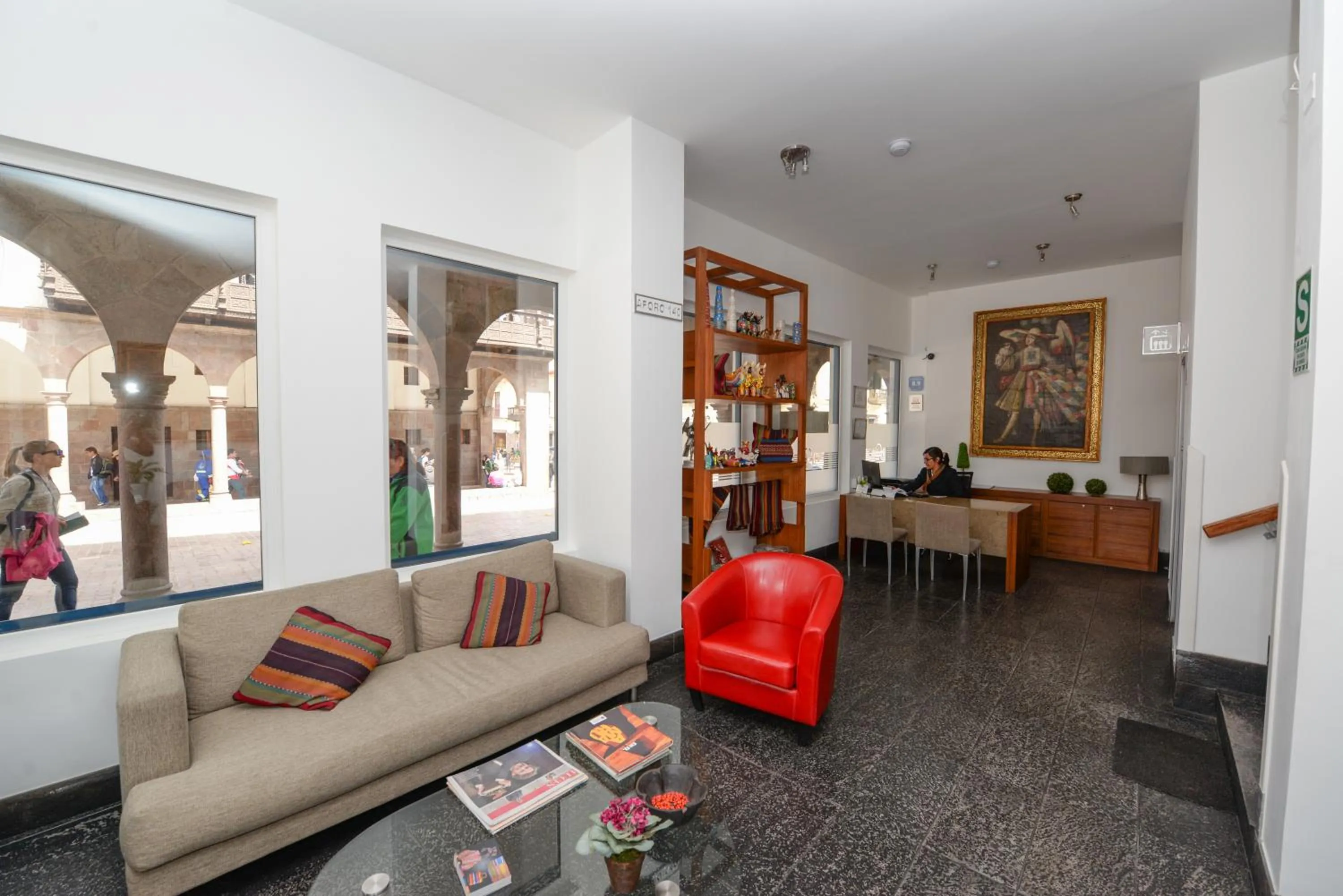 Lobby or reception in Hotel Plaza de Armas Cusco