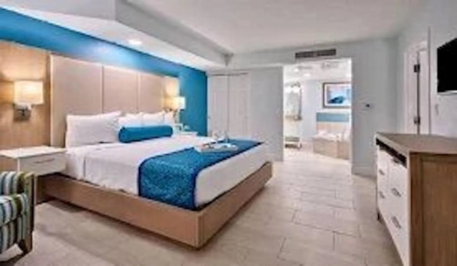 Bedroom, Bed in Grand Seas by Exploria Resorts