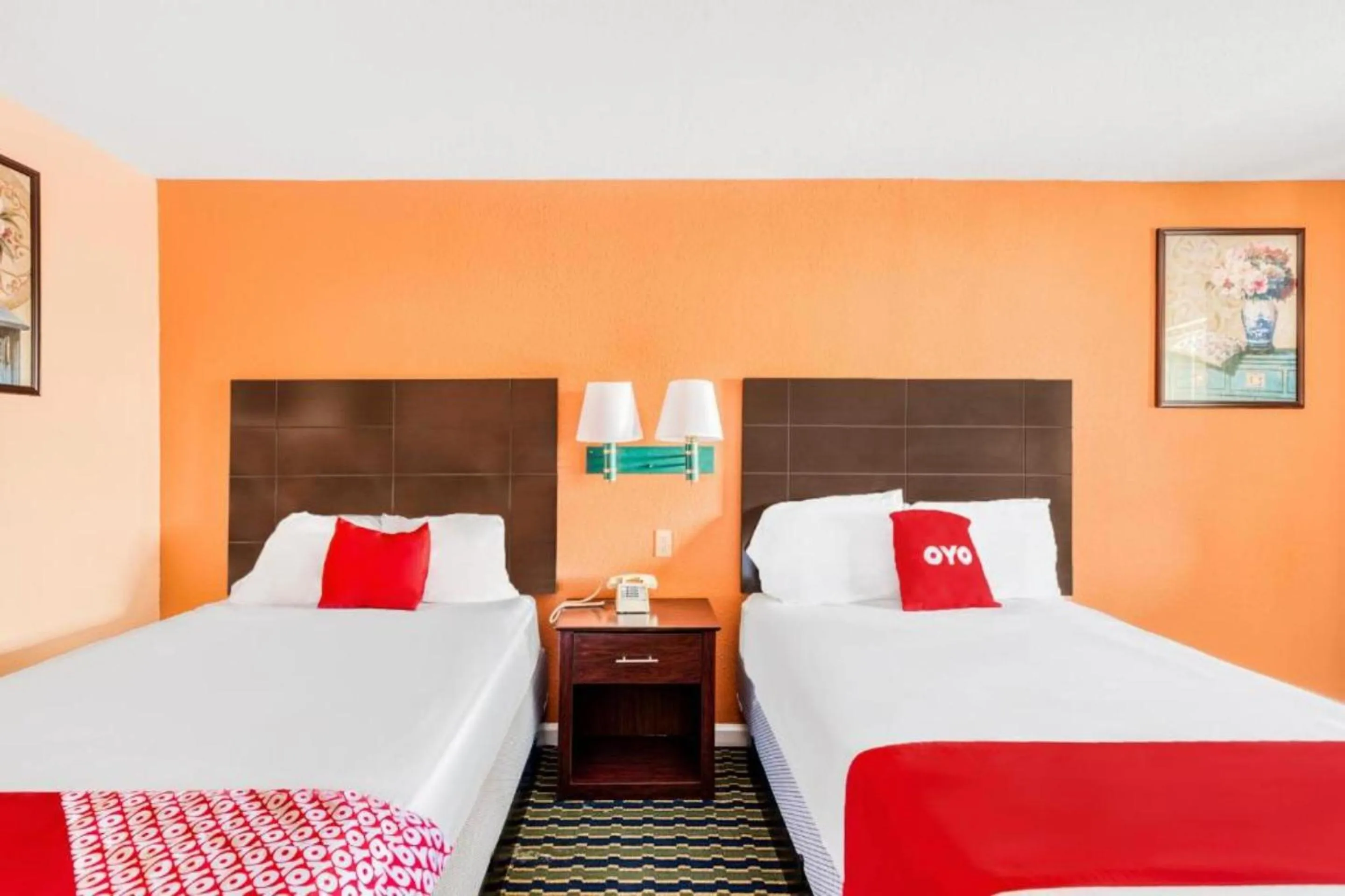 Bedroom in OYO Hotel Channelview I-10