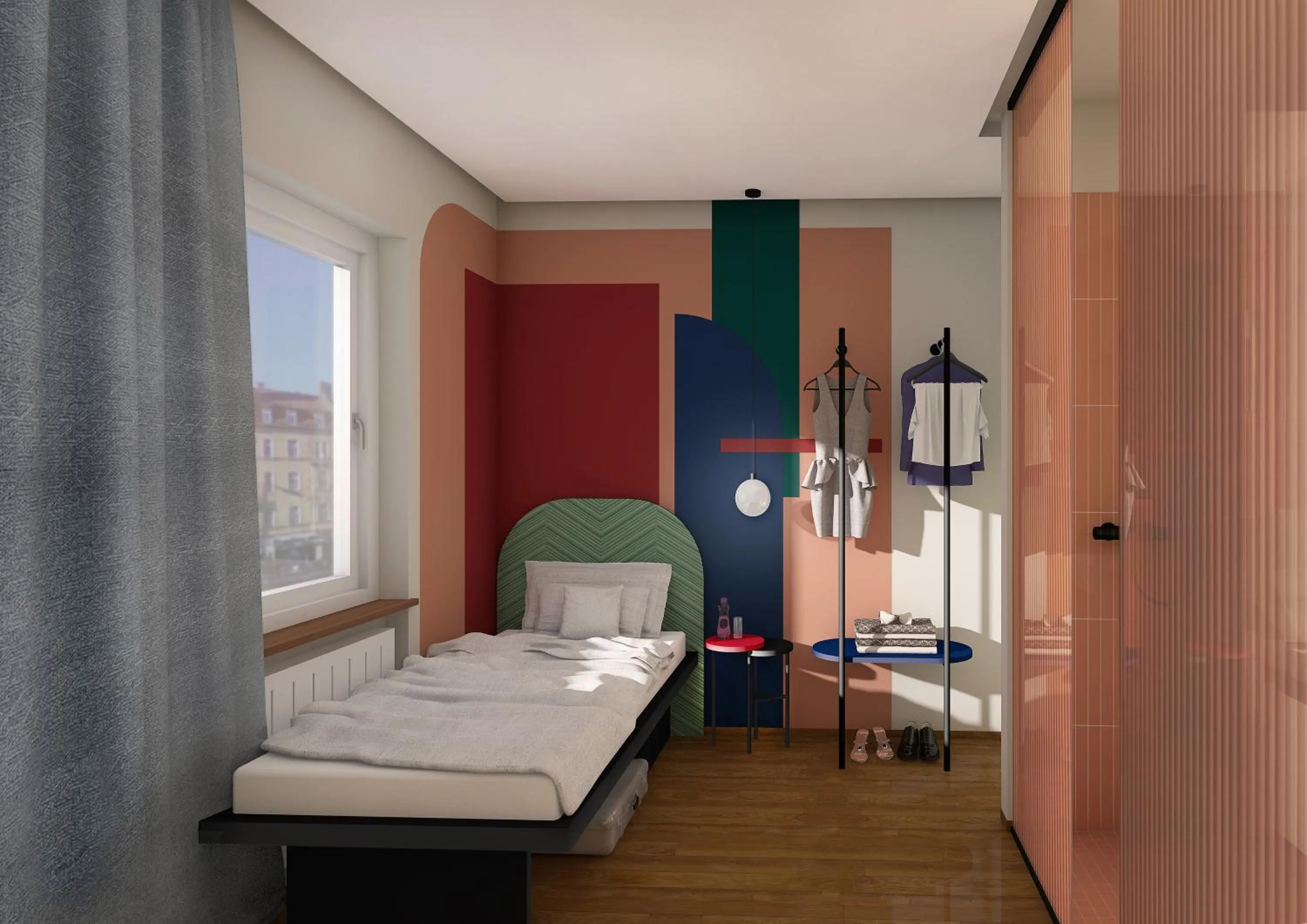 Photo of the whole room, Bed in The Dot | 24/7 Checkin