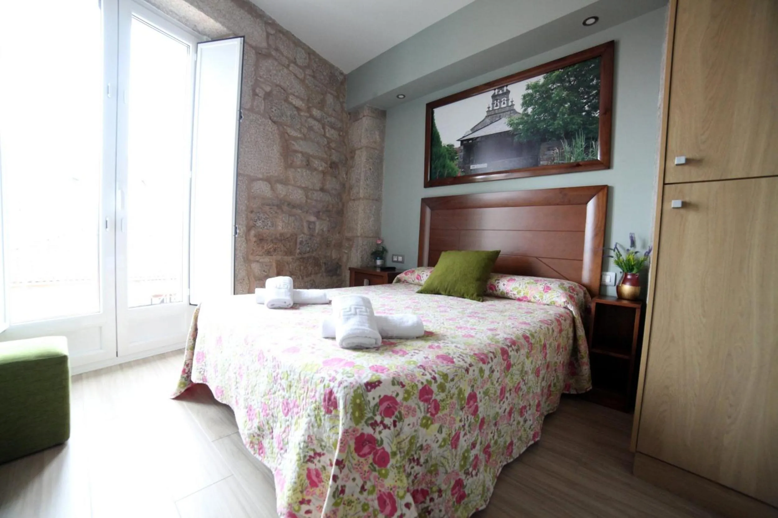Bed in Pension Pardellas