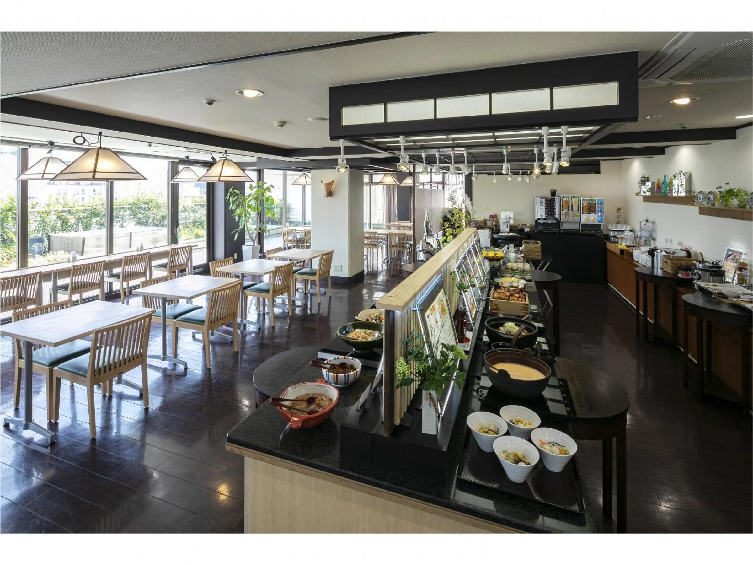 Buffet breakfast in Hotel Hokke Club Kumamoto