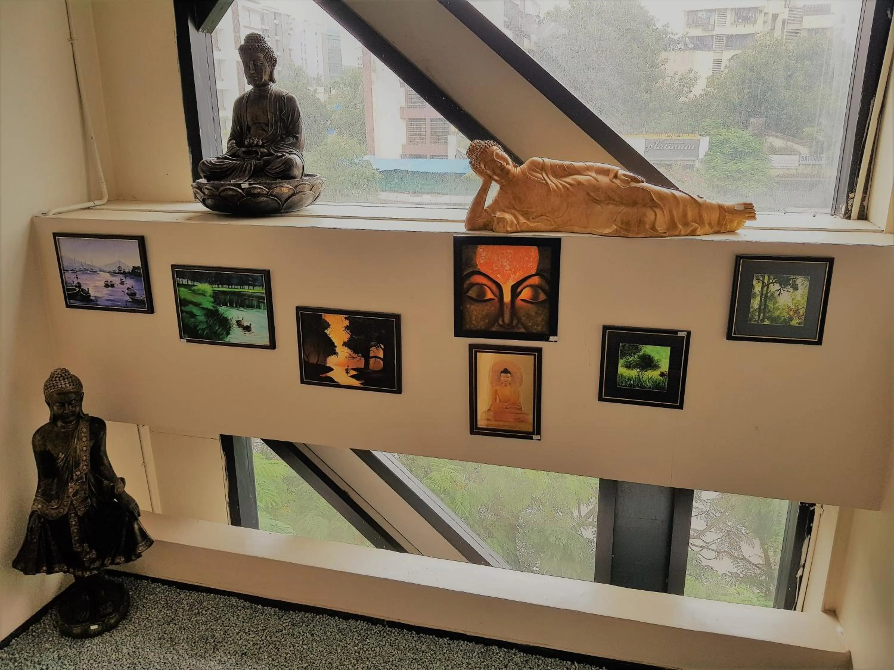 Decorative detail in Dragonfly Hotel - The Art Hotel