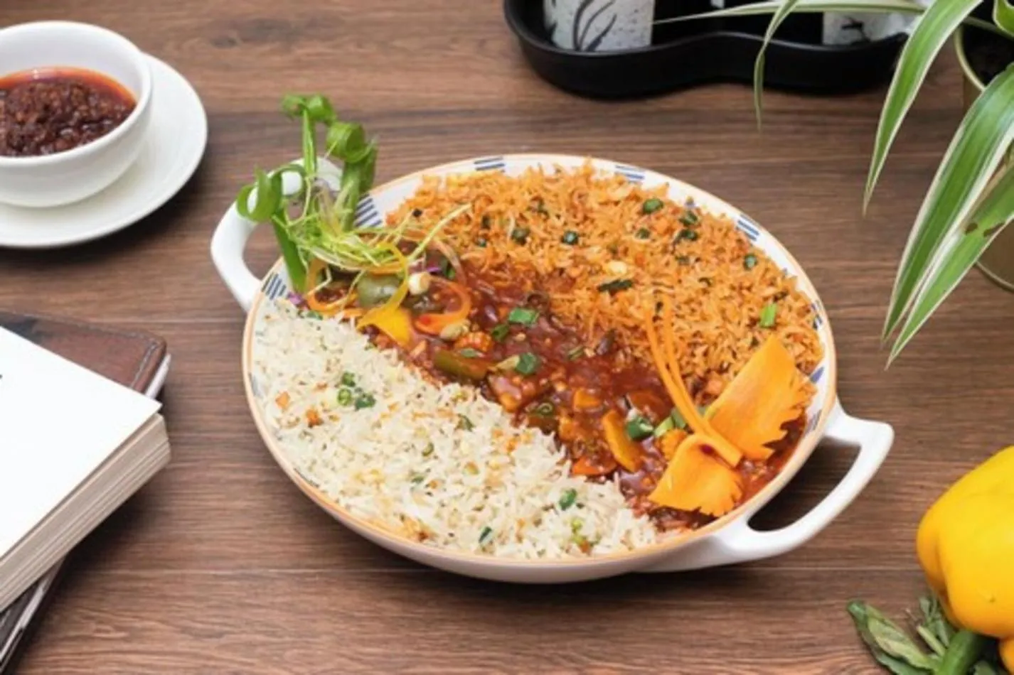 Food close-up in Dragonfly Hotel - The Art Hotel