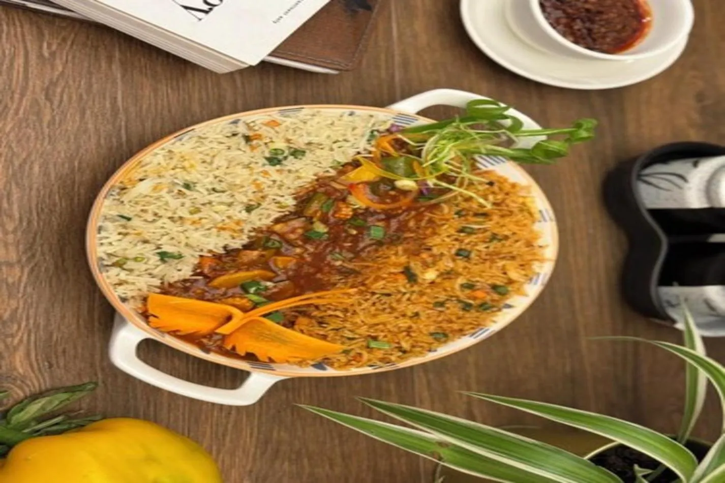 Food close-up in Dragonfly Hotel - The Art Hotel