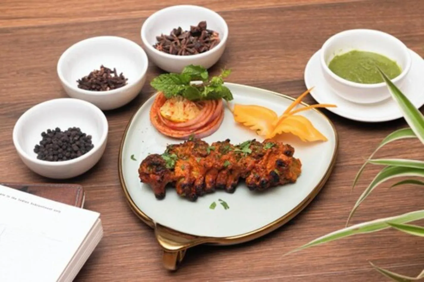 Food close-up in Dragonfly Hotel - The Art Hotel