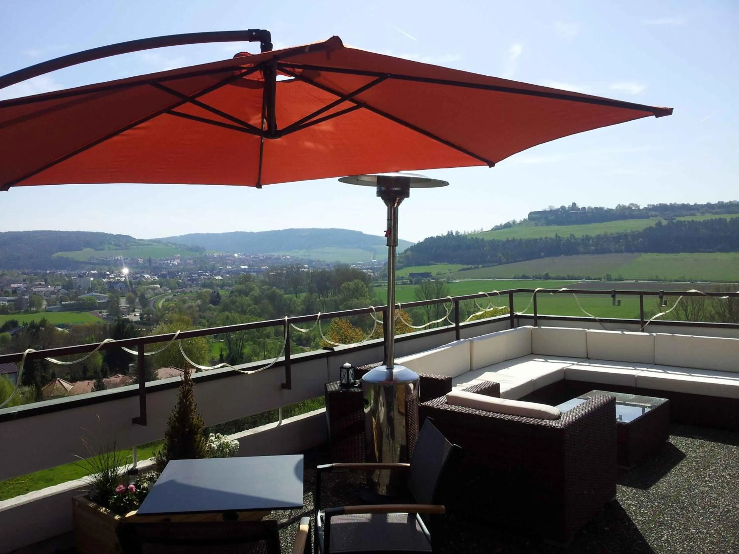 Patio in Vitalhotel König am Park