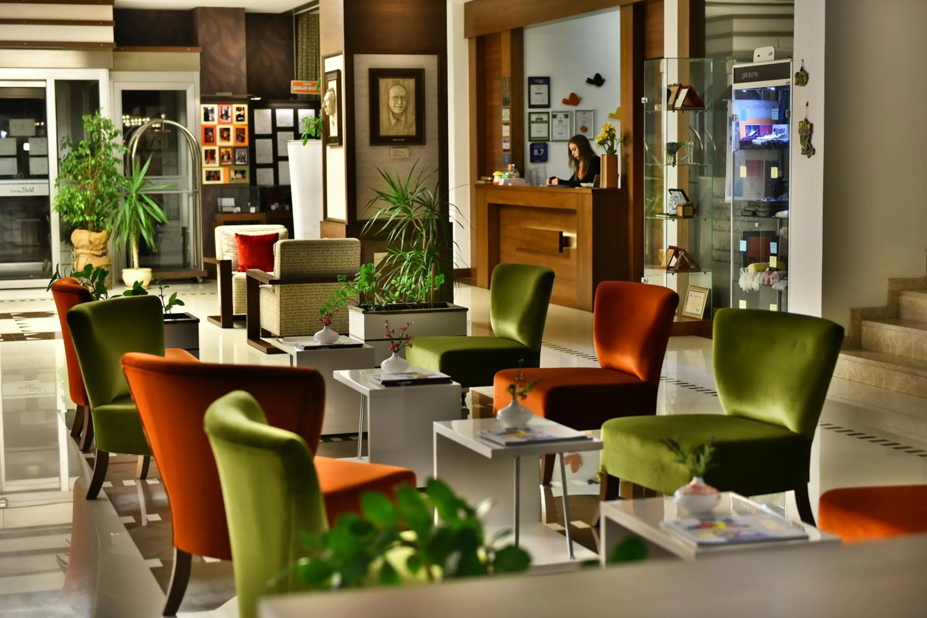 Seating area in Siir Boutique Hotel